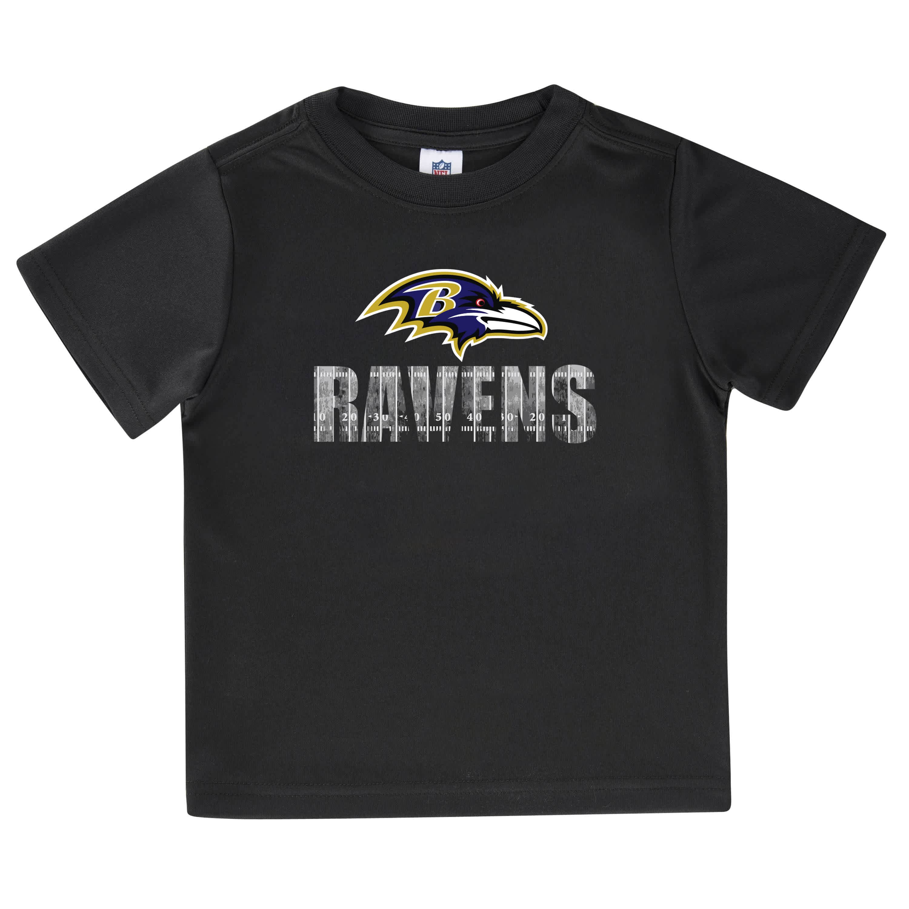 Baltimore Ravens 3-Pack Boys Short Sleeve Tee Shirts-Gerber Childrenswear