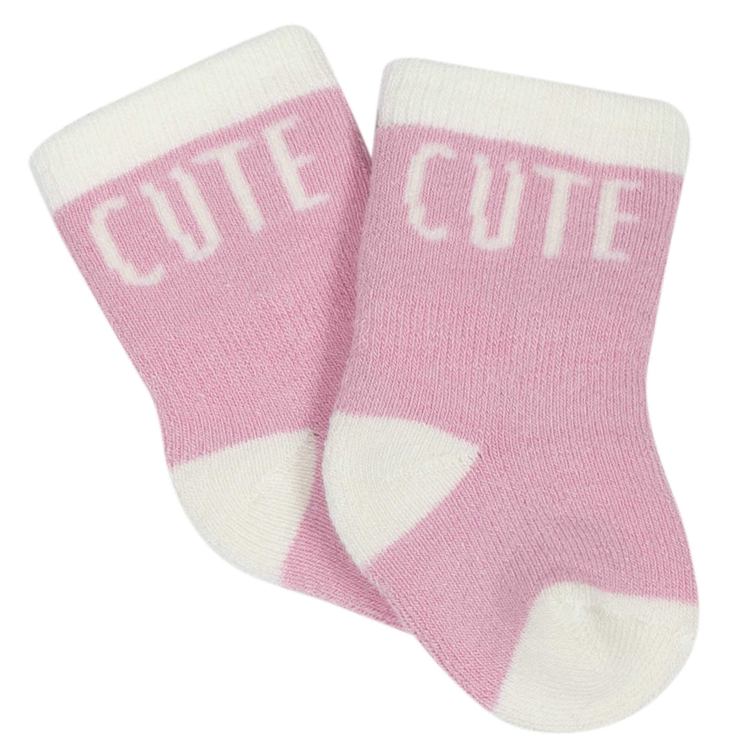 Gerber® 6-Pack Baby Girls Princess Wiggle-Proof® Crew Socks-Gerber Childrenswear