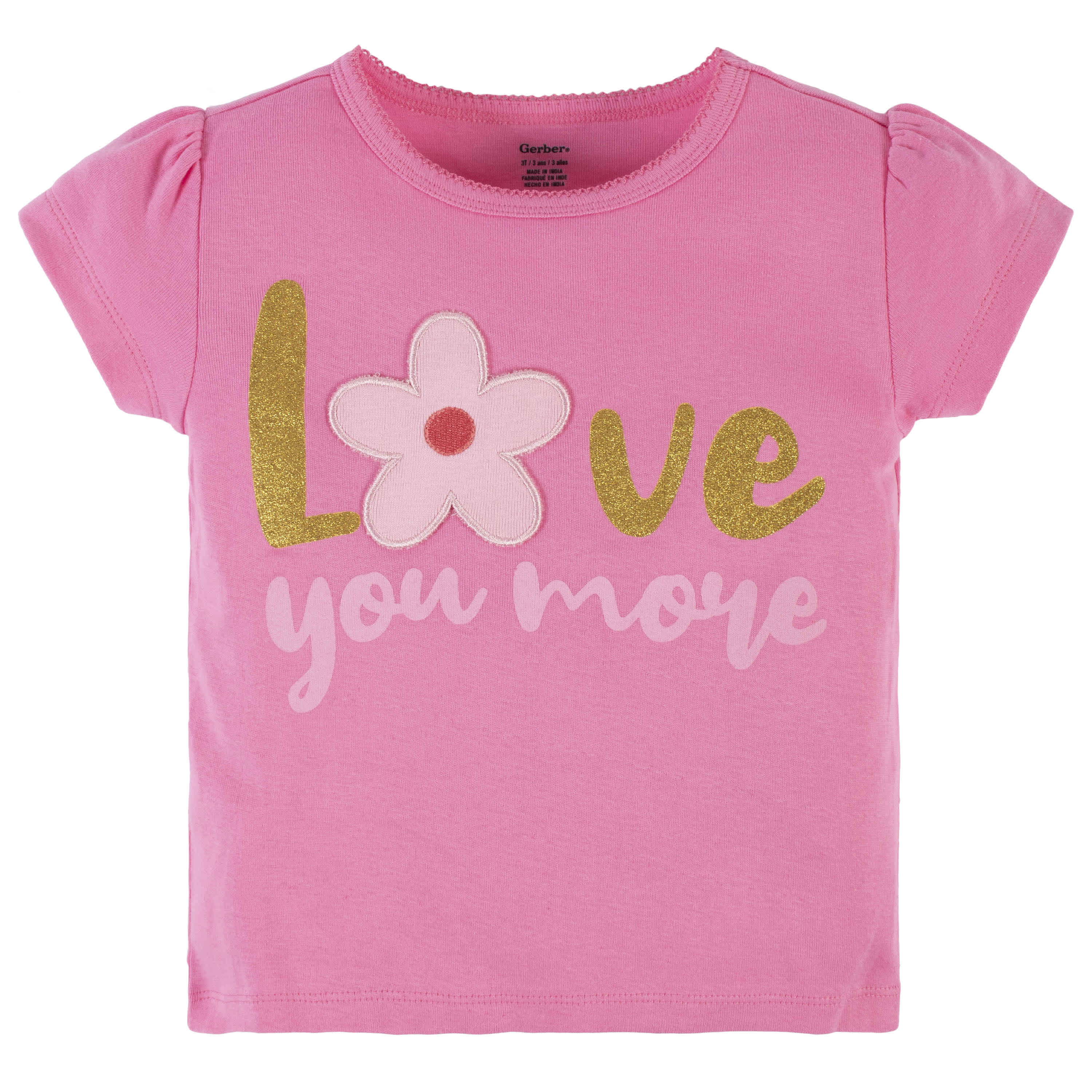4-Piece Infant & Toddler Girls Summer Blossom Tees, Skort & Pants Set-Gerber Childrenswear
