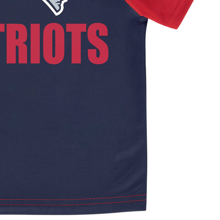New England Patriots Baby Boys Short Sleeve Tee Shirt-Gerber Childrenswear