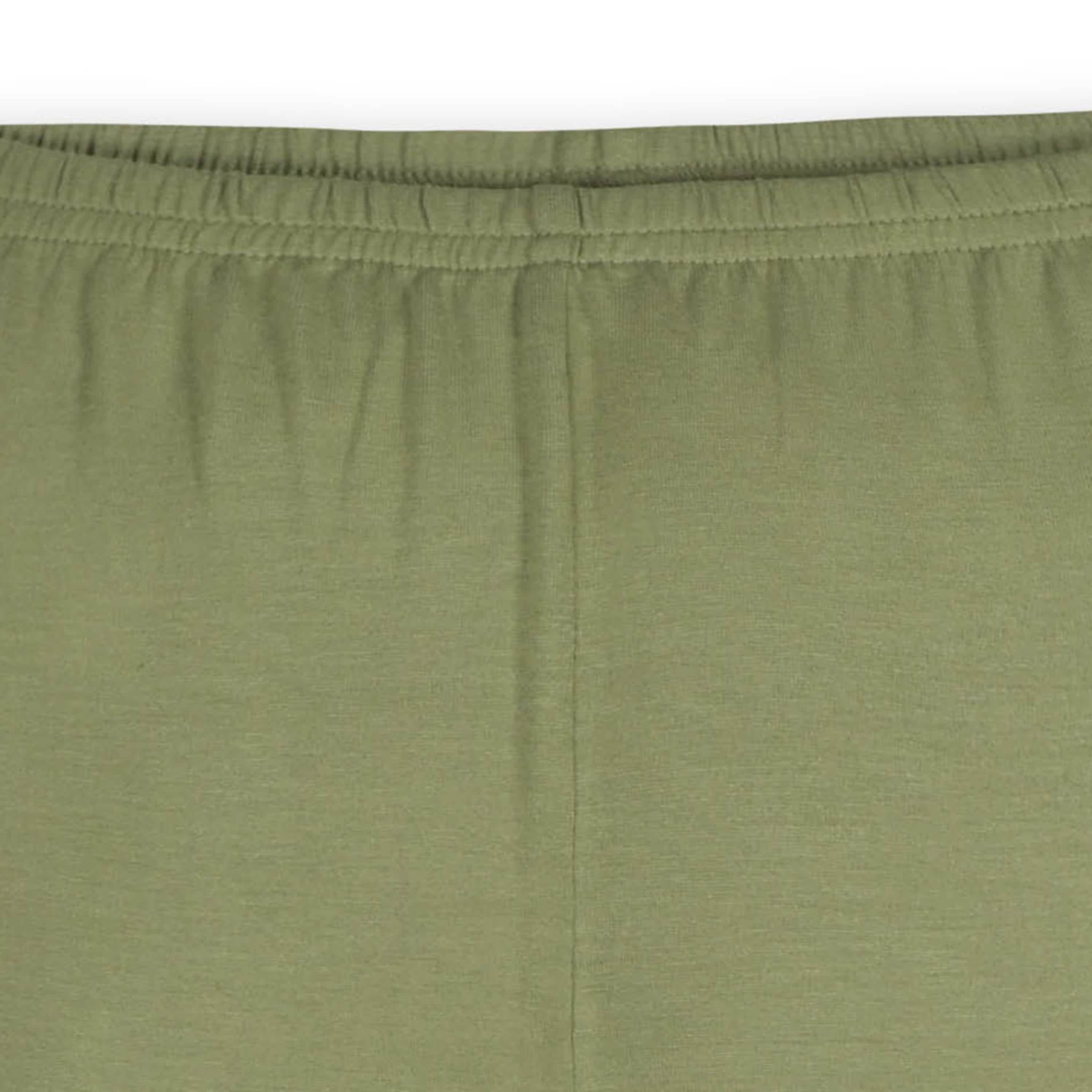 2-Piece Infant & Toddler Olive Buttery-Soft Viscose Made from Eucalyptus Snug Fit Pajamas
