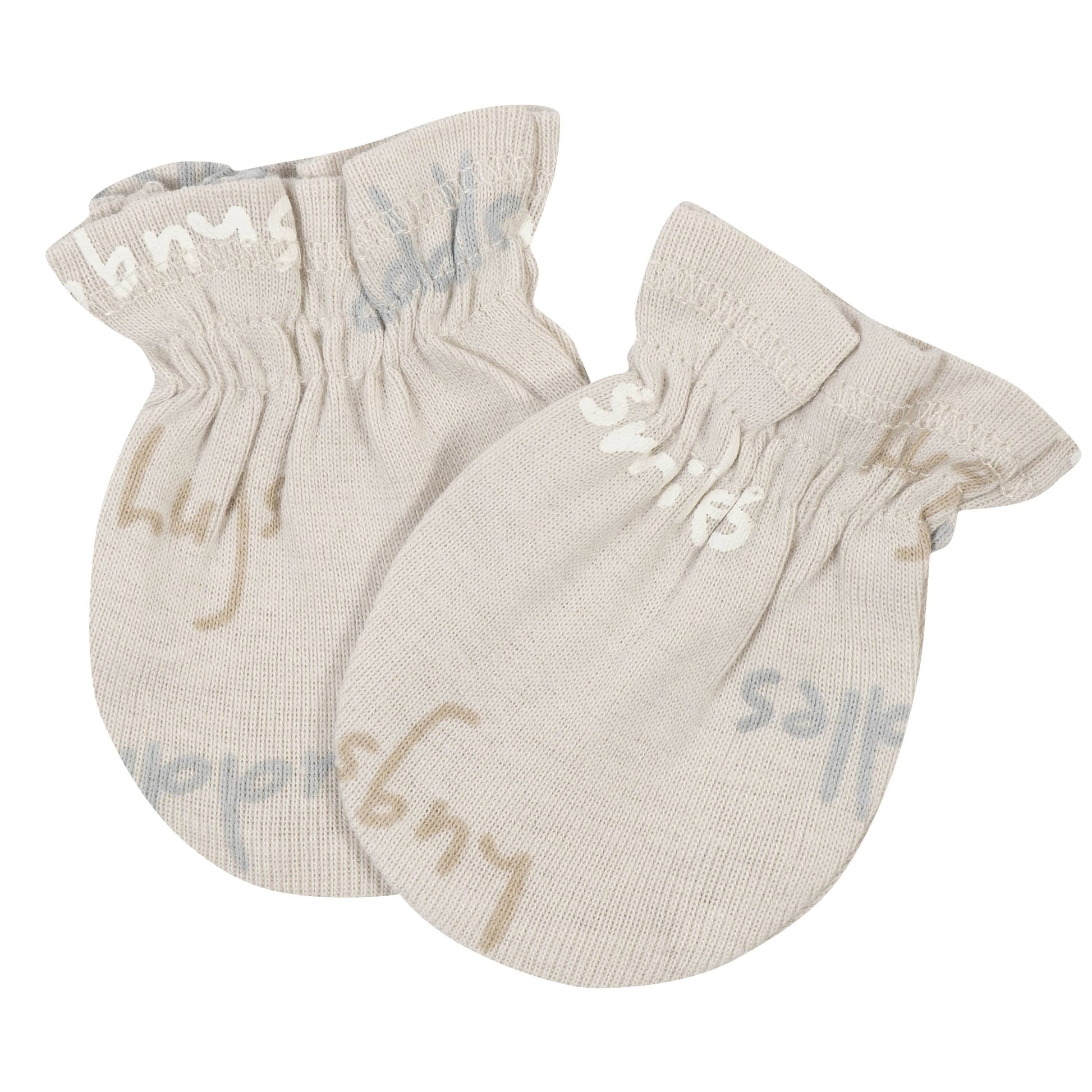3-Pack Baby Neutral Safari No Scratch Mittens-Gerber Childrenswear