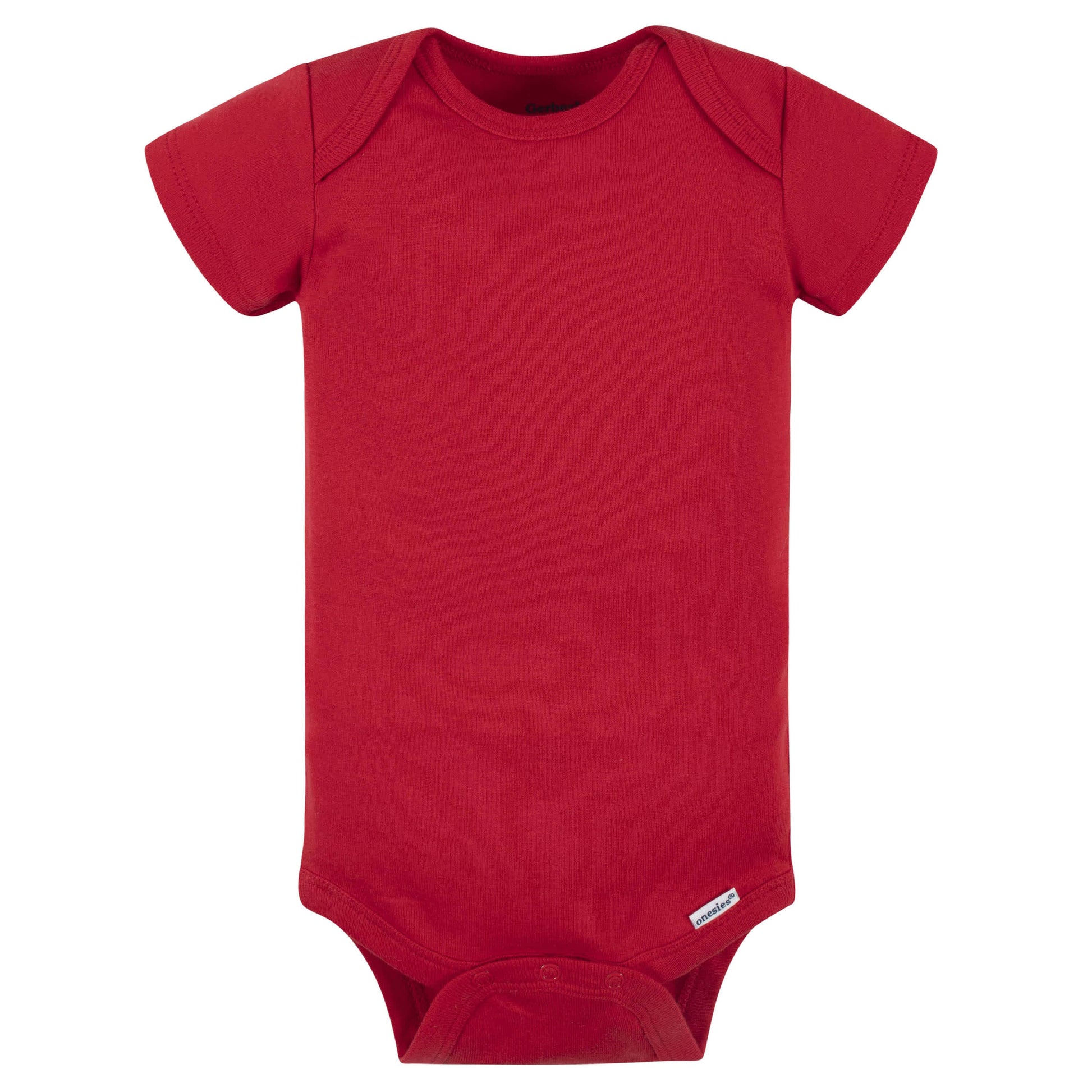 5-Pack Baby Red Onesies® Bodysuits-Gerber Childrenswear