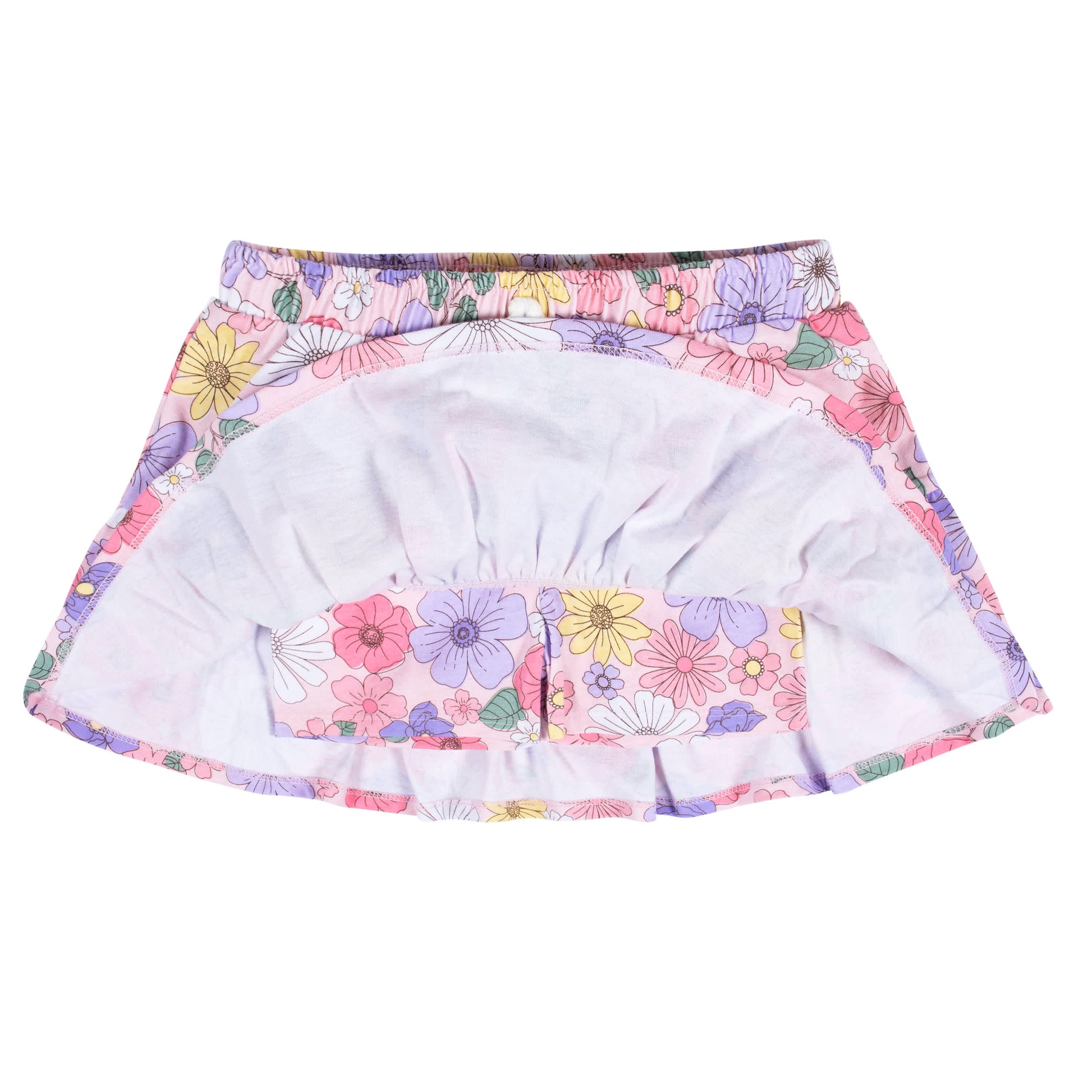 2-Pack Infant & Toddler Girls Pink Floral Skorts