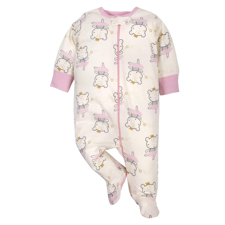 3-Pack Baby Girls Princess Sleep 'N Plays-Gerber Childrenswear