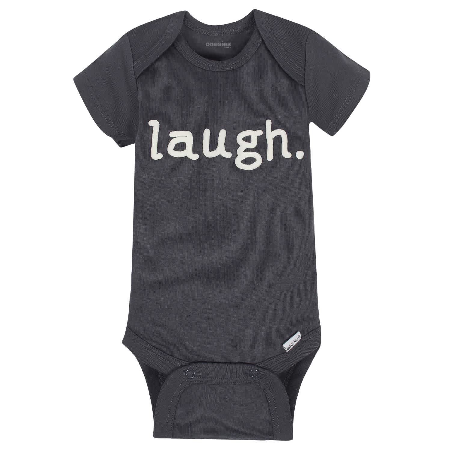 8-Pack Baby Neutral Words Onesies® Brand Bodysuits-Gerber Childrenswear