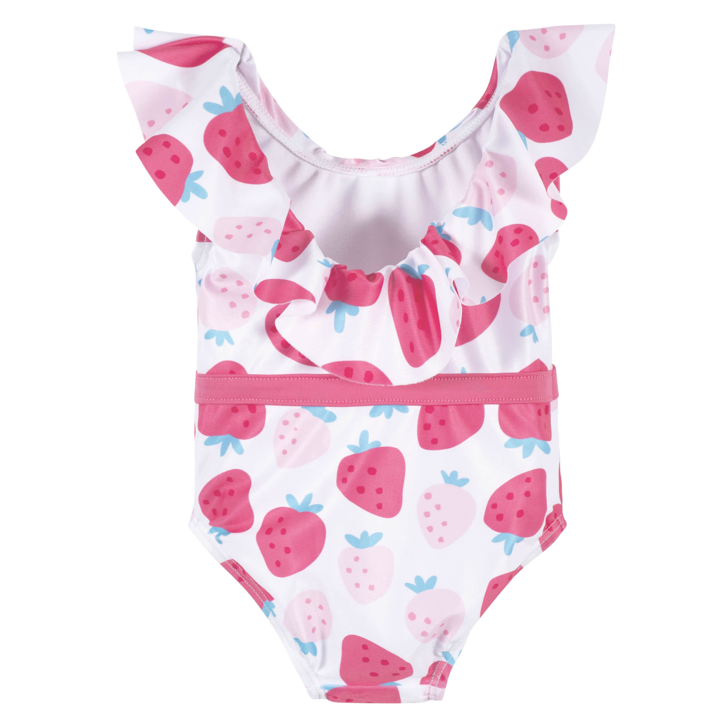 Baby & Toddler Girls Summer Blossom One-Piece Swimsuit With Ruffle-Gerber Childrenswear
