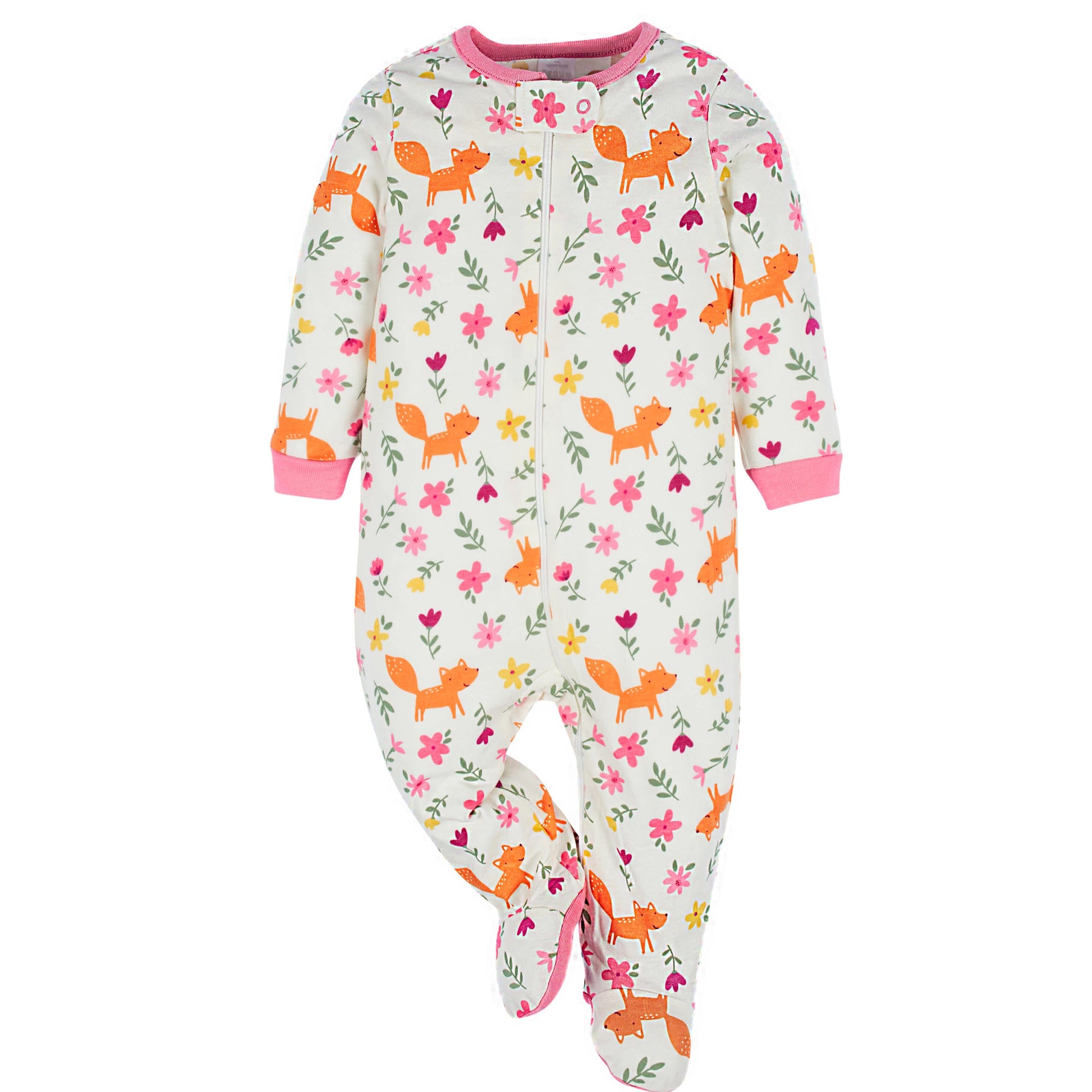 4-Pack Baby Girls Floral Fox Sleep 'N Plays