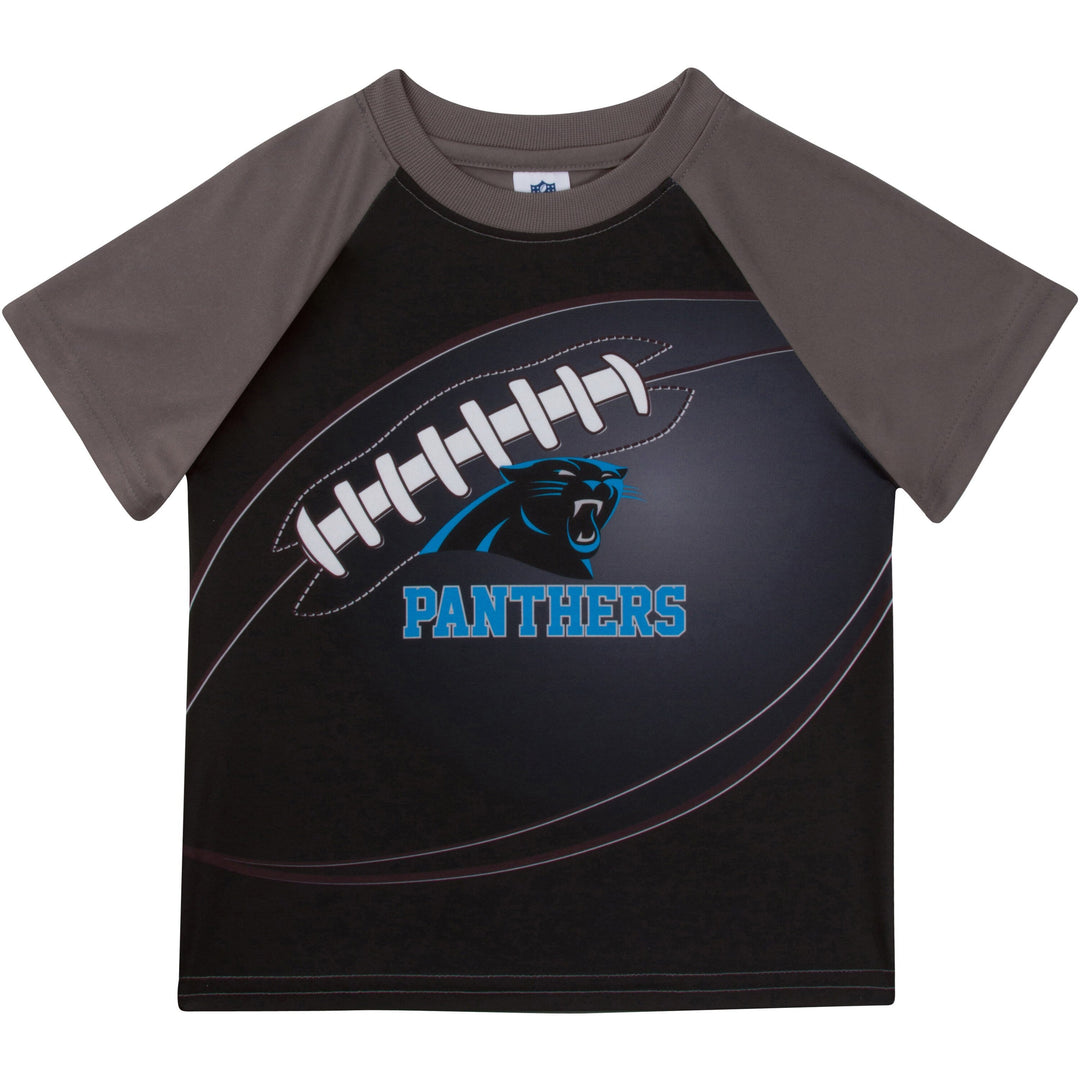 Carolina Panthers Boys Short Sleeve Tee Shirt-Gerber Childrenswear