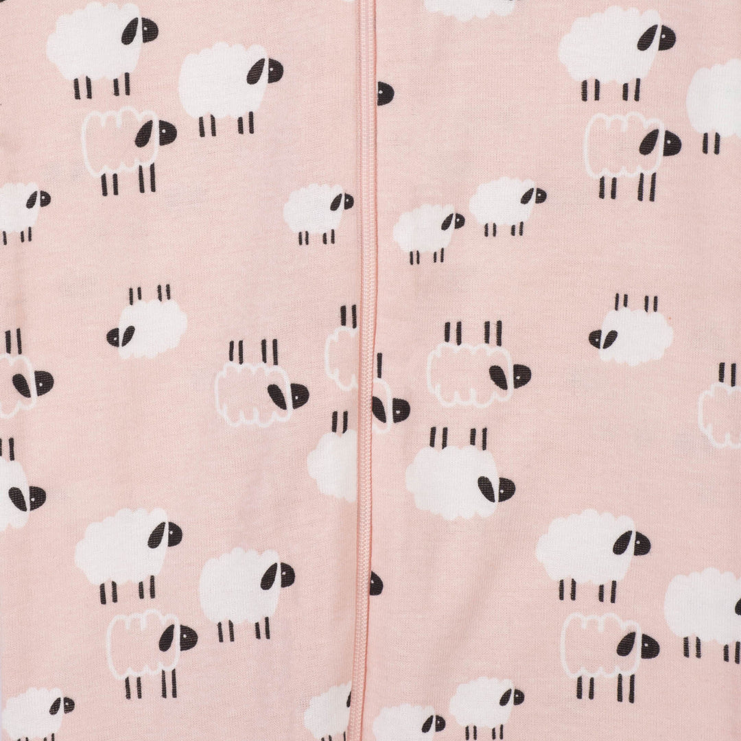 Baby Girls' 2-Pack Organic Sheep Snug Fit Footed Pajamas-Gerber Childrenswear