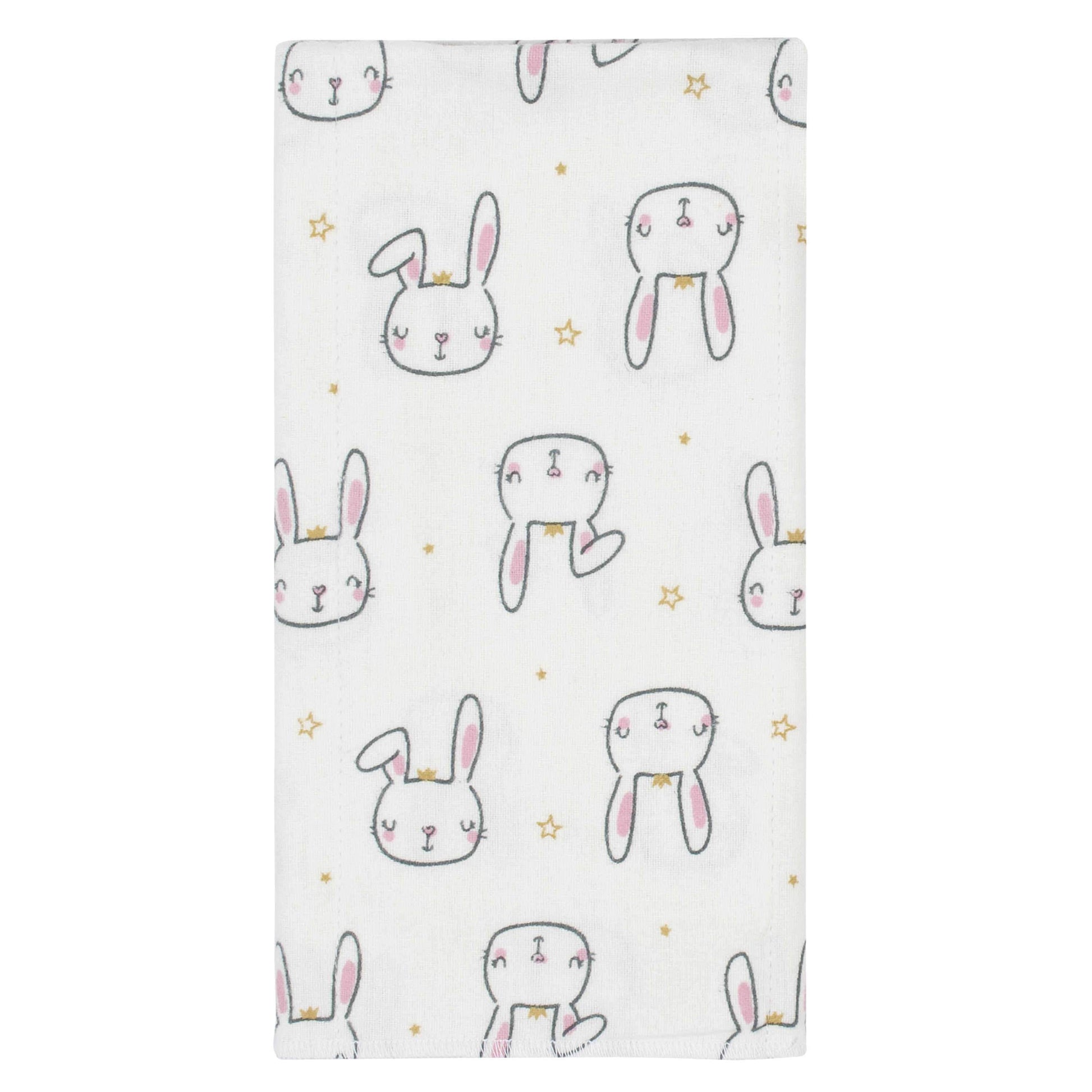 4-Pack Baby Girls Princess Flannel Burp Cloths-Gerber Childrenswear