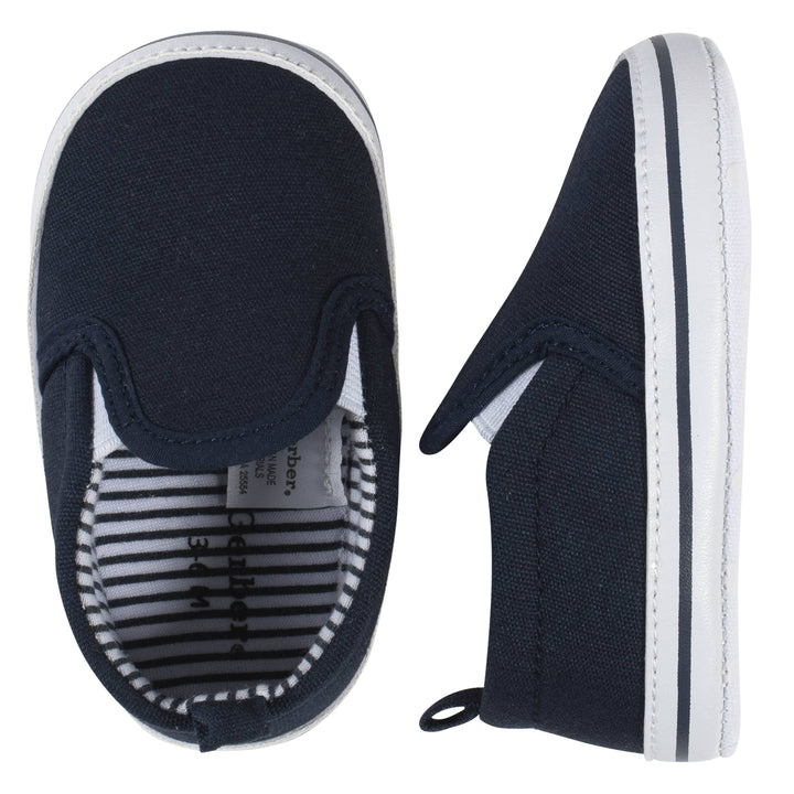 Baby Neutral Navy Slip-On Sneaker-Gerber Childrenswear