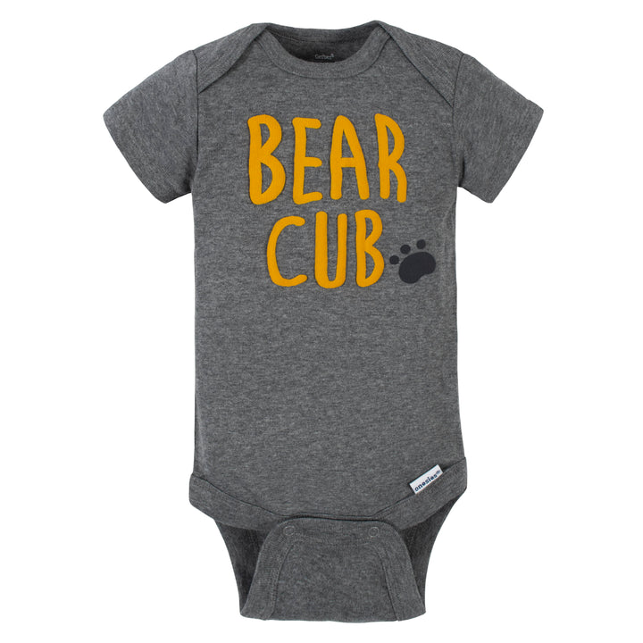 5-Pack Baby Boys Bear Short Sleeve Onesies® Bodysuits