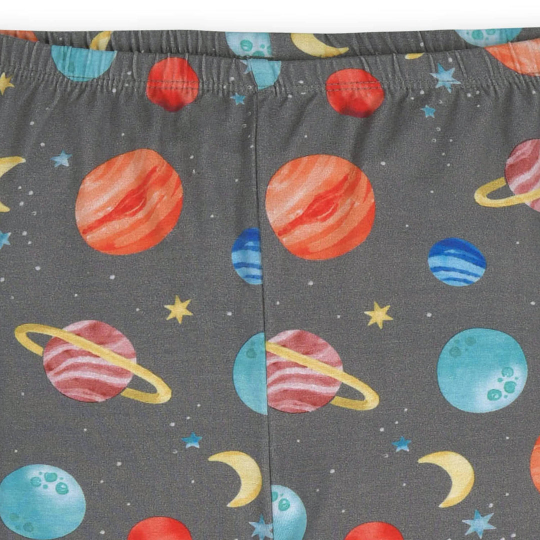 2-Piece Infant & Toddler Outer Space Buttery-Soft Viscose Made from Eucalyptus Snug Fit Pajamas