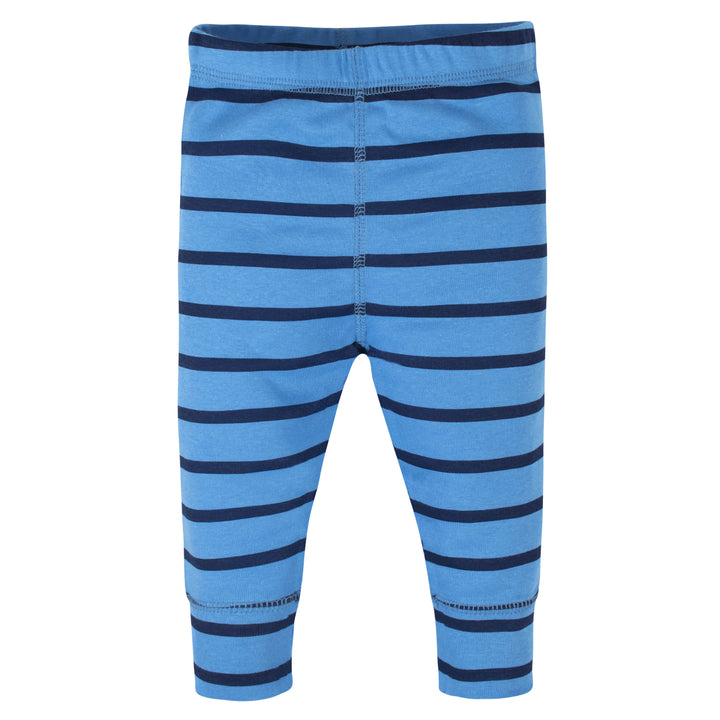4-Pack Baby Boys Blue Stripes Pants-Gerber Childrenswear