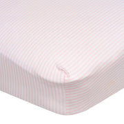 Girls Stripes Fitted Crib Sheet-Gerber Childrenswear