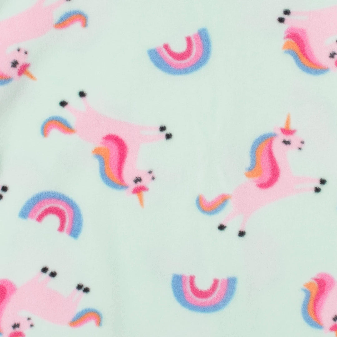 Gerber® Baby Girls Unicorn Fleece Pajamas-Gerber Childrenswear