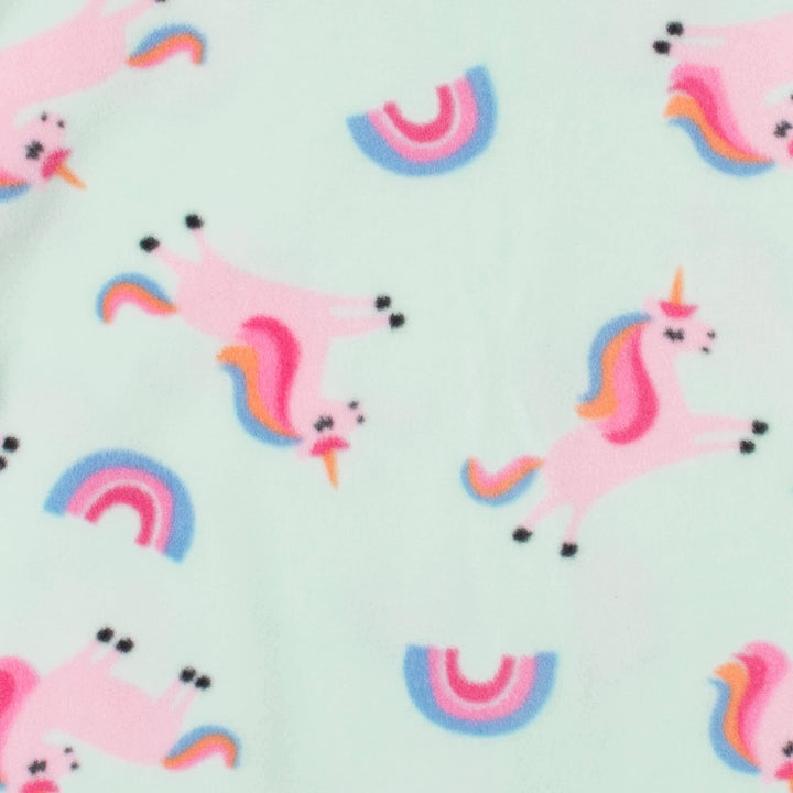 Gerber® 2-Pack Baby Girls Unicorns & Rainbows Fleece Pajamas-Gerber Childrenswear