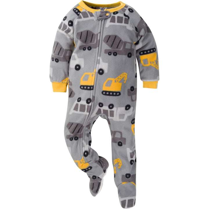 2-Pack Baby & Toddler Boys Trucks Fleece Pajamas-Gerber Childrenswear