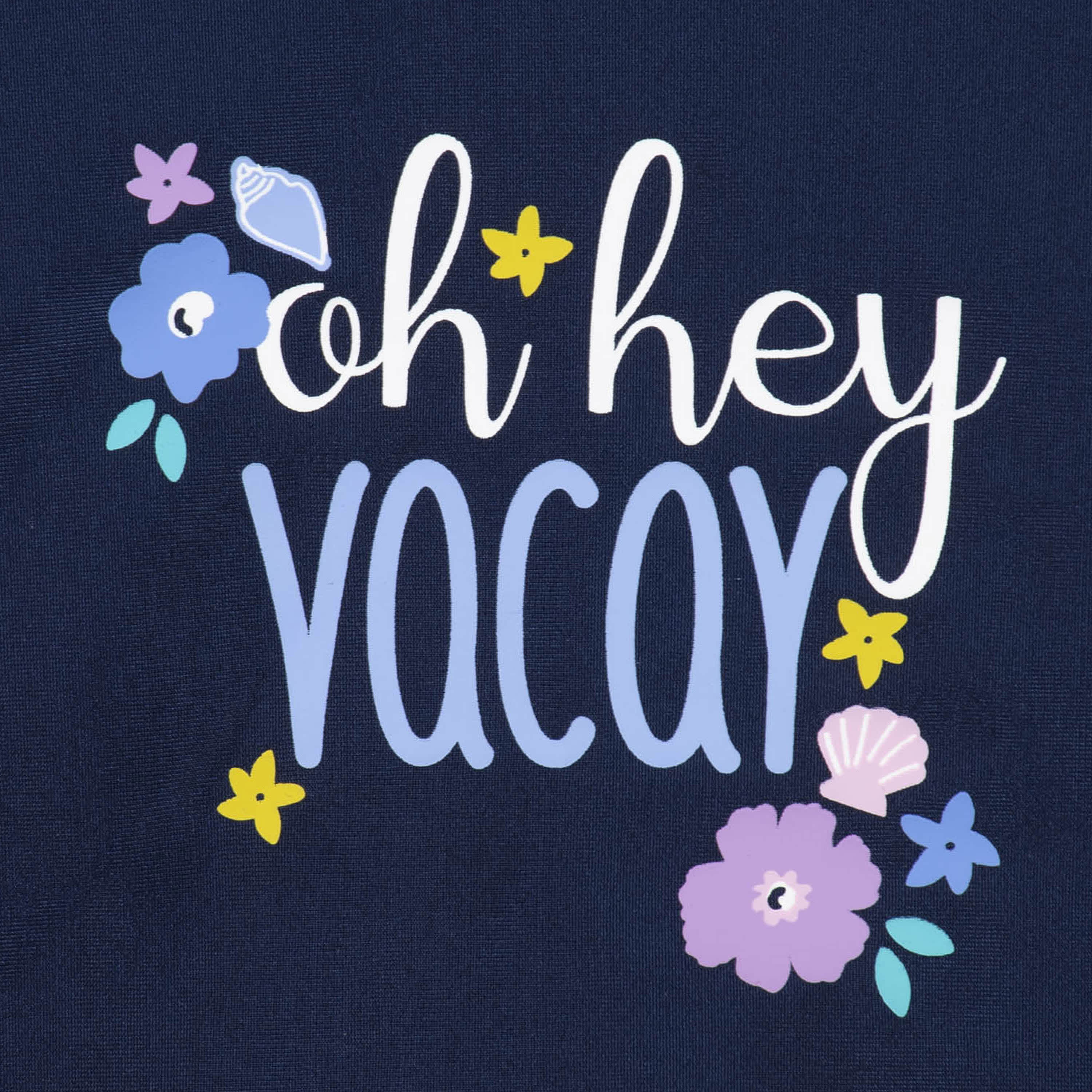 2-Piece Baby & Toddler Girls Vacation Vibes Rash Guard & Swim Bottoms Set-Gerber Childrenswear