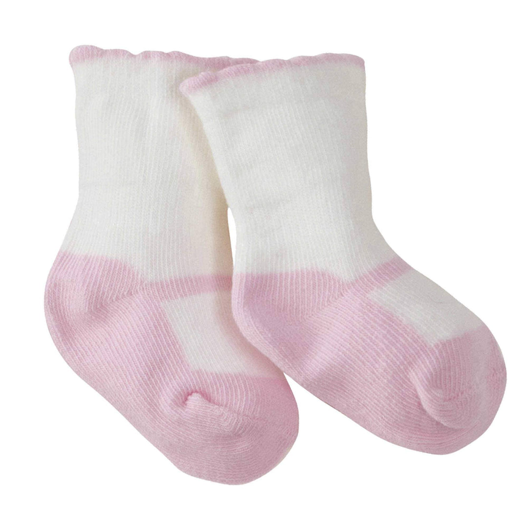 Gerber® 6-Pack Wiggle Proof Jersey Crew Socks - Bunny-Gerber Childrenswear