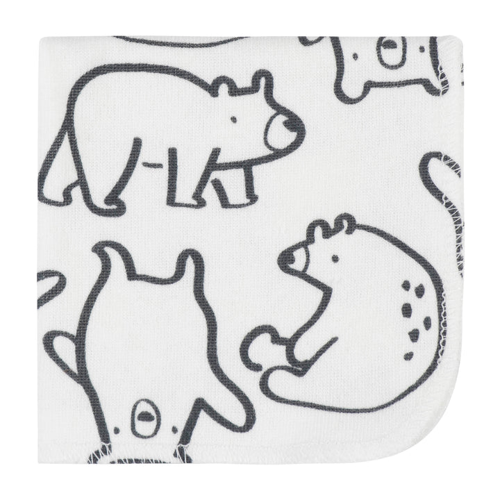 10-Pack Boys Bear Washcloths-Gerber Childrenswear