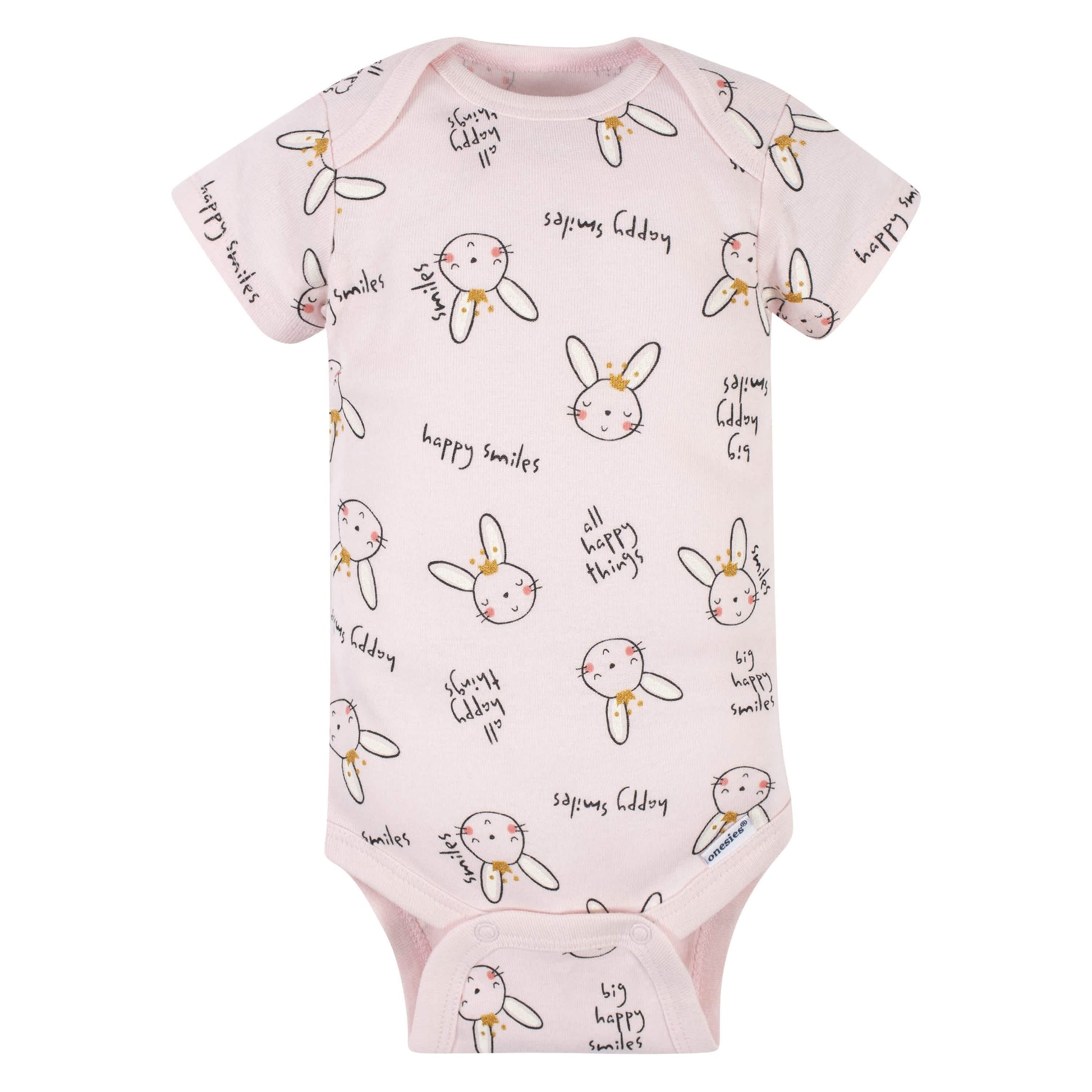 5-Pack Baby Girls Ballerina Short Sleeve Onesies® Bodysuits-Gerber Childrenswear