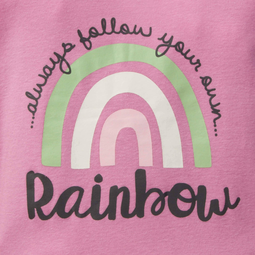 4-Piece Infant & Toddler Girls Rainbow Snug Fit Cotton Pajamas-Gerber Childrenswear