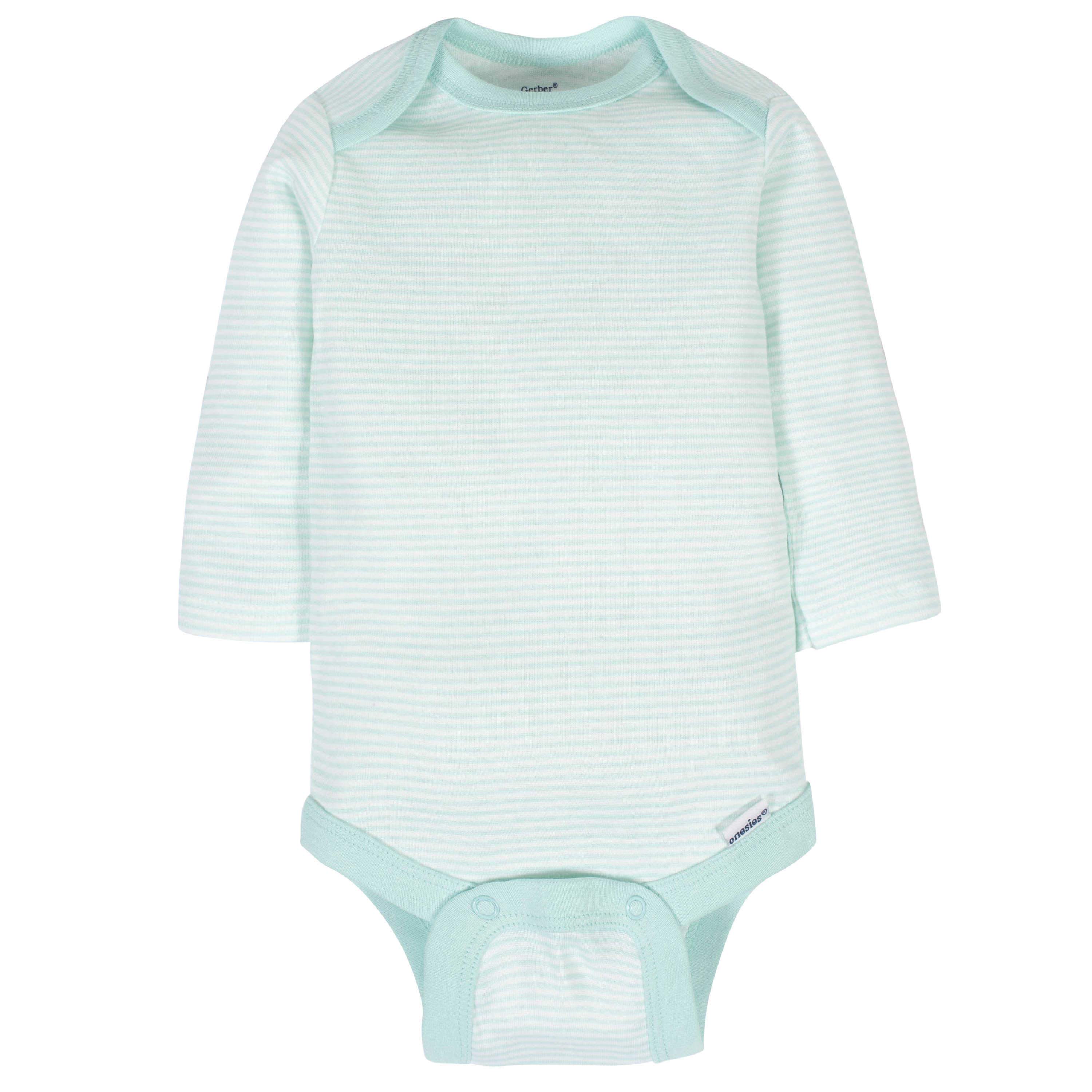 6-Pack Baby Neutral Animals Long Sleeve Onesies® Bodysuits