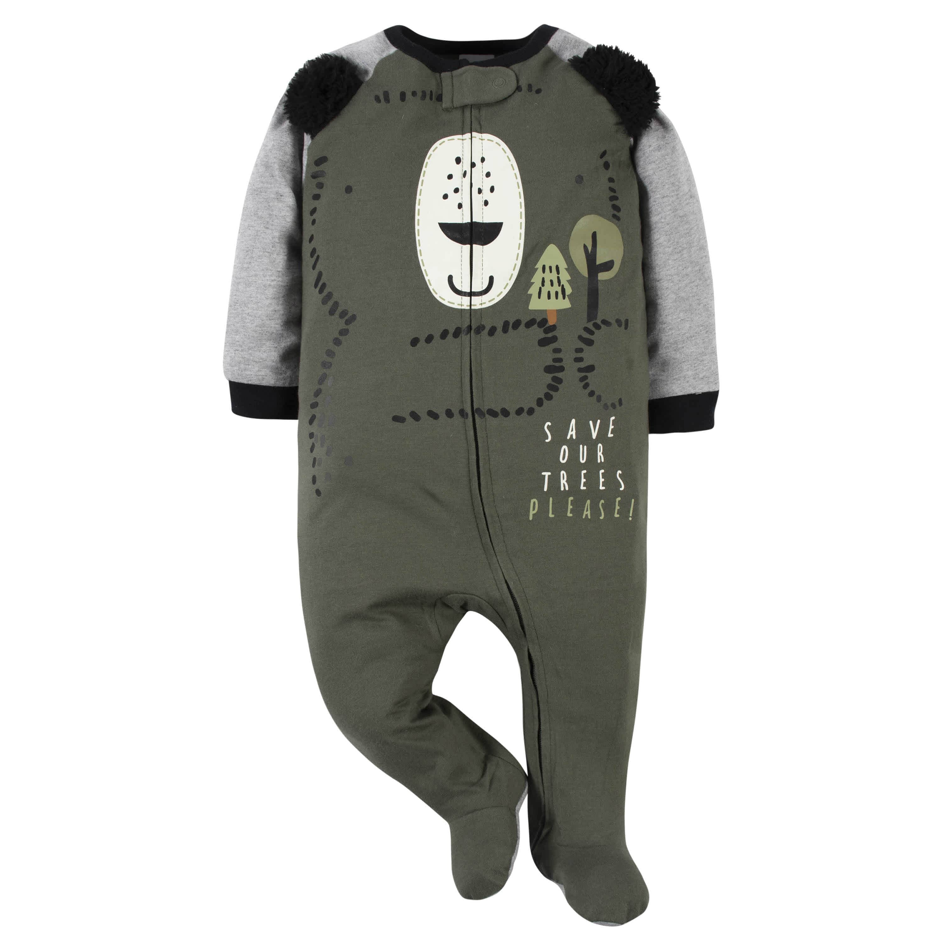 2-Pack Baby Boys Bear Sleep 'n Plays-Gerber Childrenswear