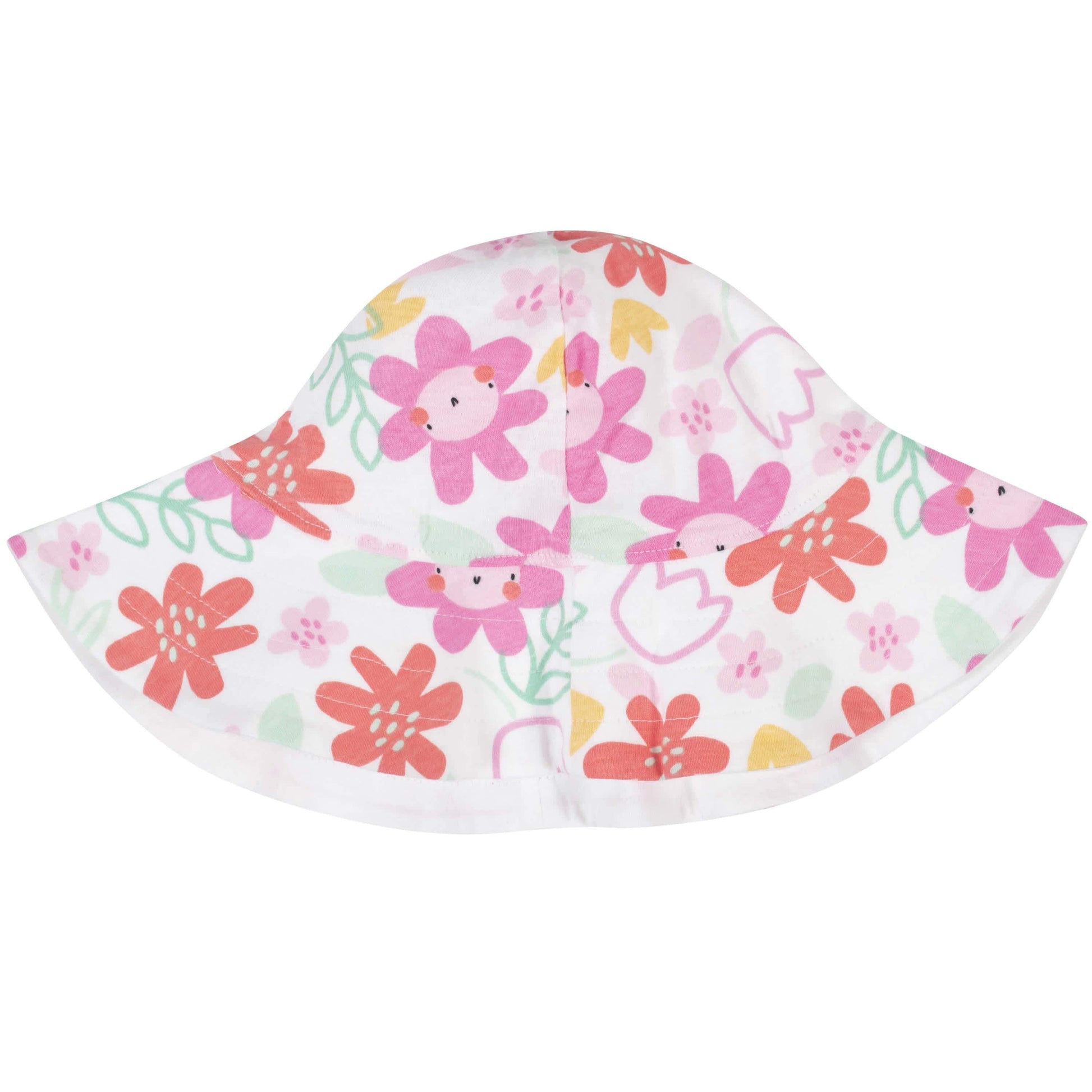 3-Piece Baby & Toddler Girls Garden Dress, Diaper Cover & Sun Hat Set-Gerber Childrenswear