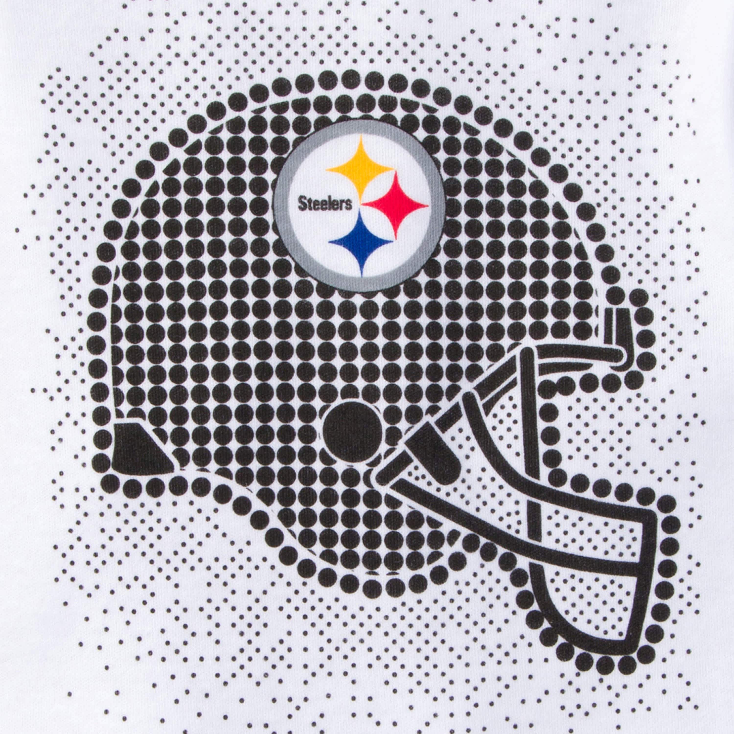 3-Piece Baby Boys Steelers Bodysuit, Footed Pant, & Cap Set-Gerber Childrenswear