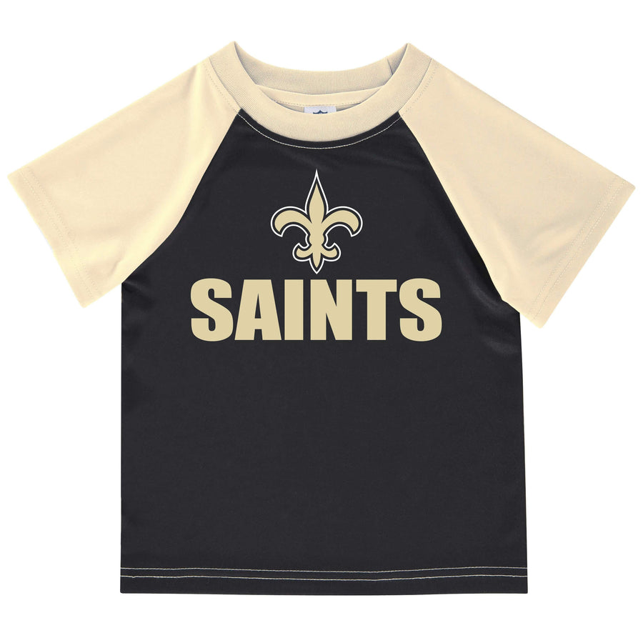New Orleans Saints Boys Short Sleeve Tee Shirt-Gerber Childrenswear