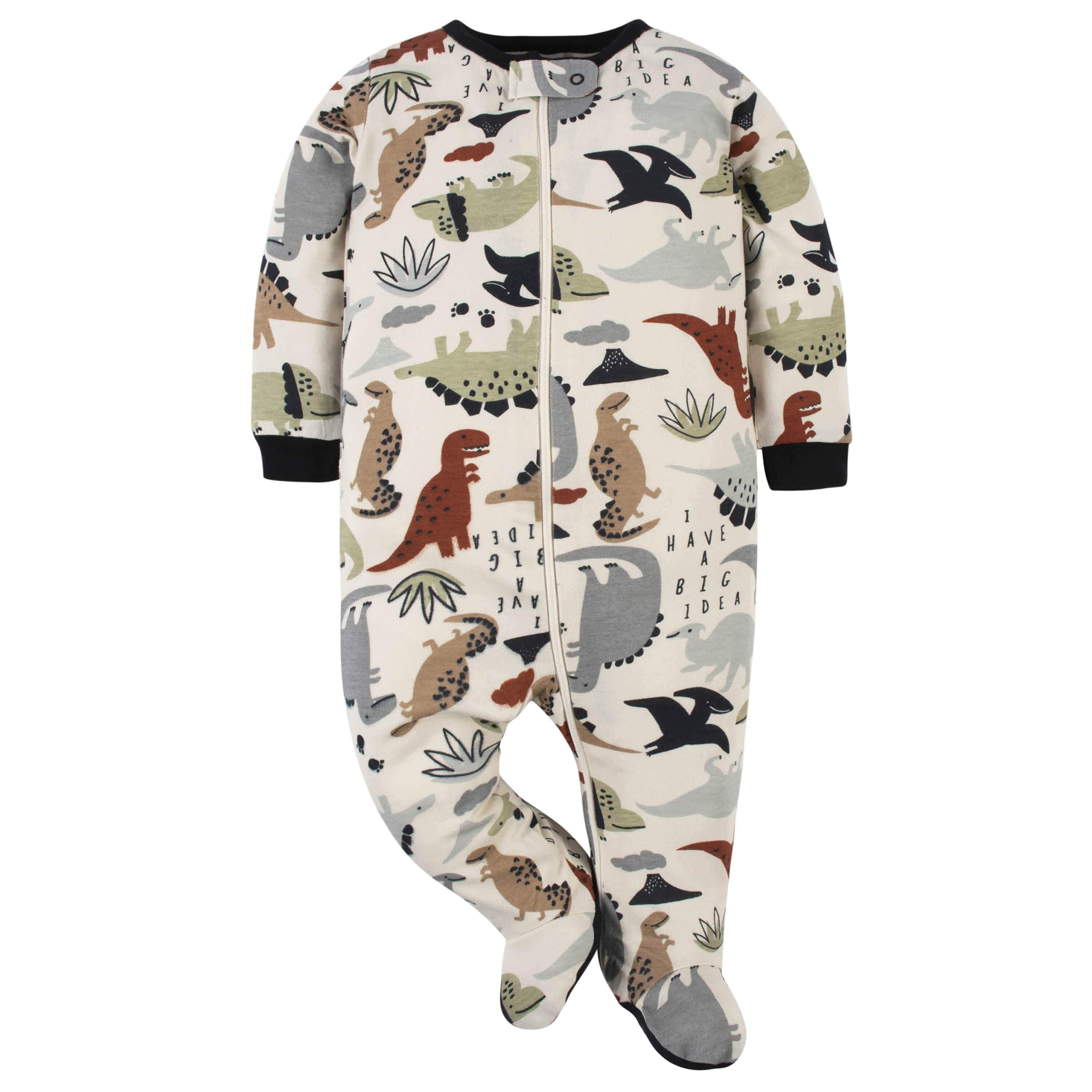 4-Pack Baby Boys Dino Sleep 'n Plays-Gerber Childrenswear