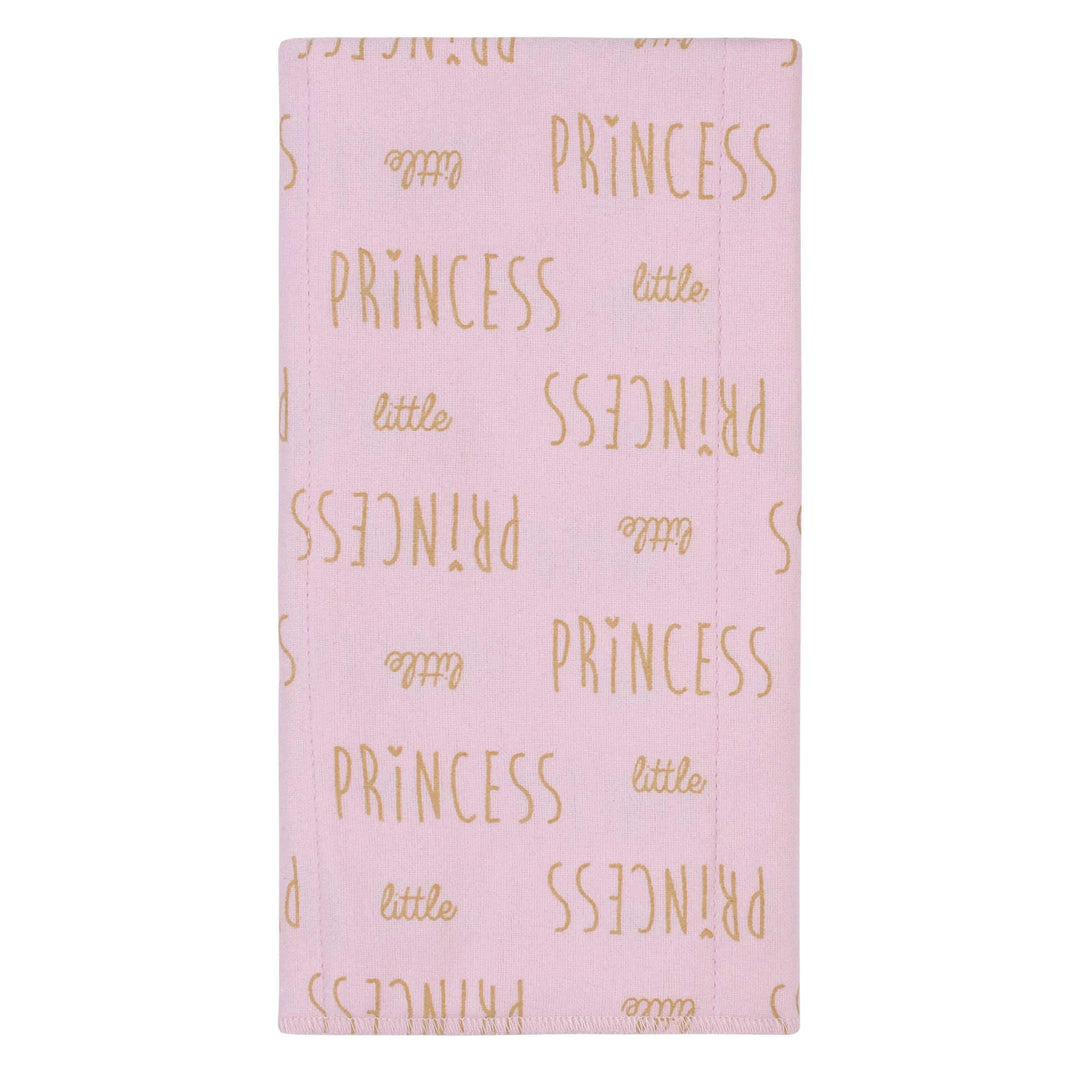 4-Pack Baby Girls Princess Flannel Burp Cloths-Gerber Childrenswear