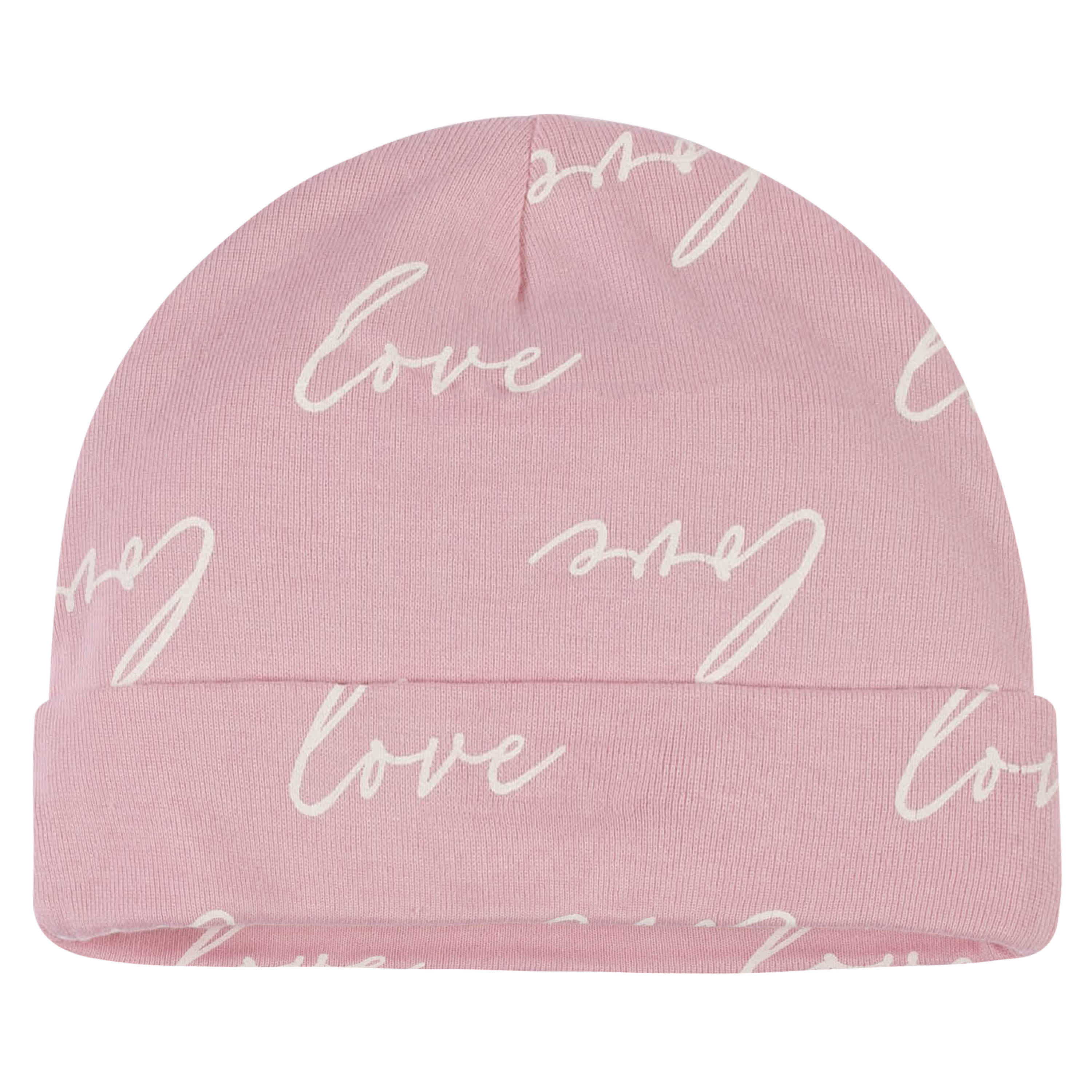 8-Piece Baby Girls Bunny Caps & Mittens Set-Gerber Childrenswear