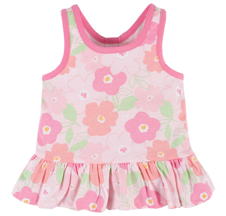 2-Piece Baby Girls Summer Blossom Sleeveless Tunic & Legging Set-Gerber Childrenswear