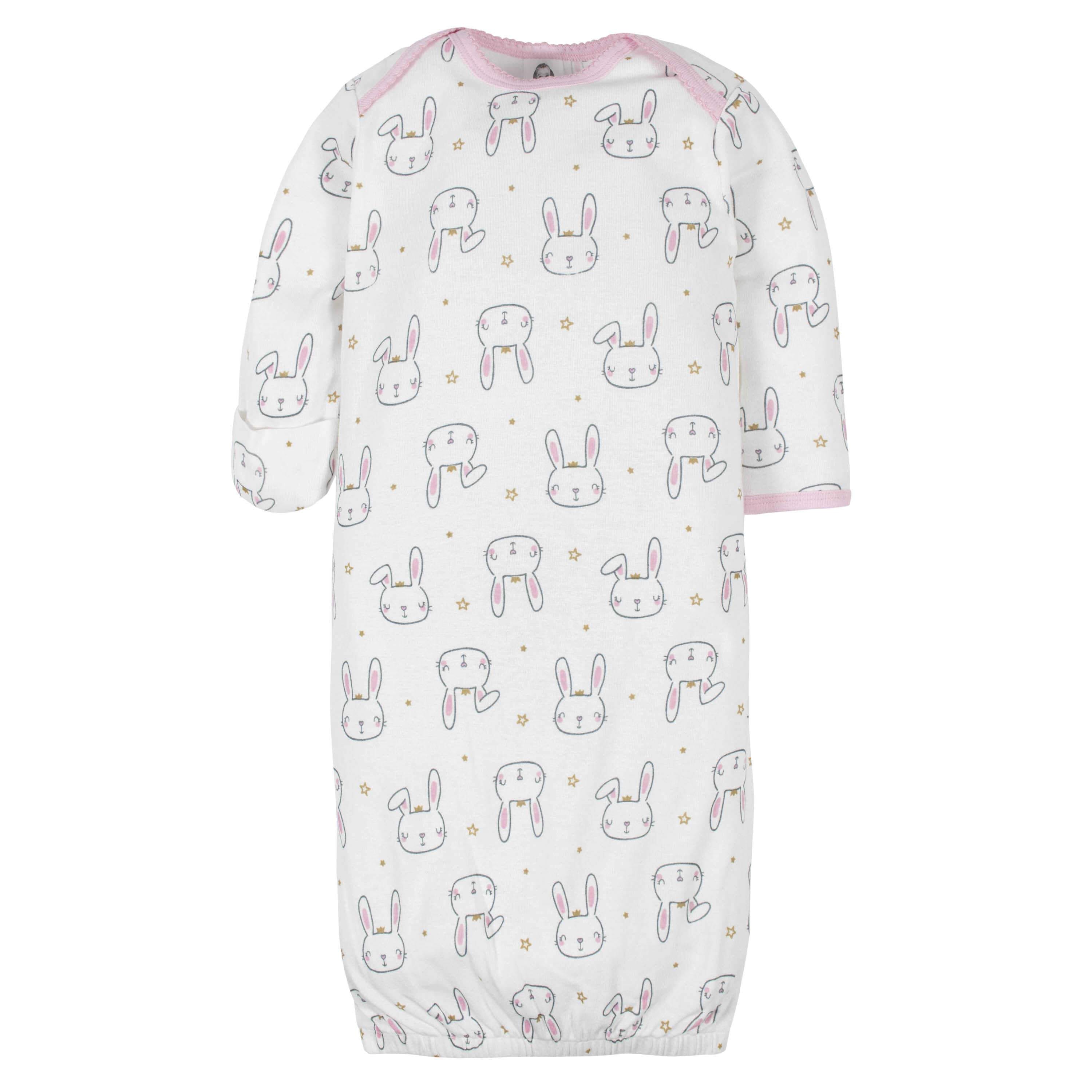 Gerber® 4-Pack Baby Girls Princess Gowns-Gerber Childrenswear