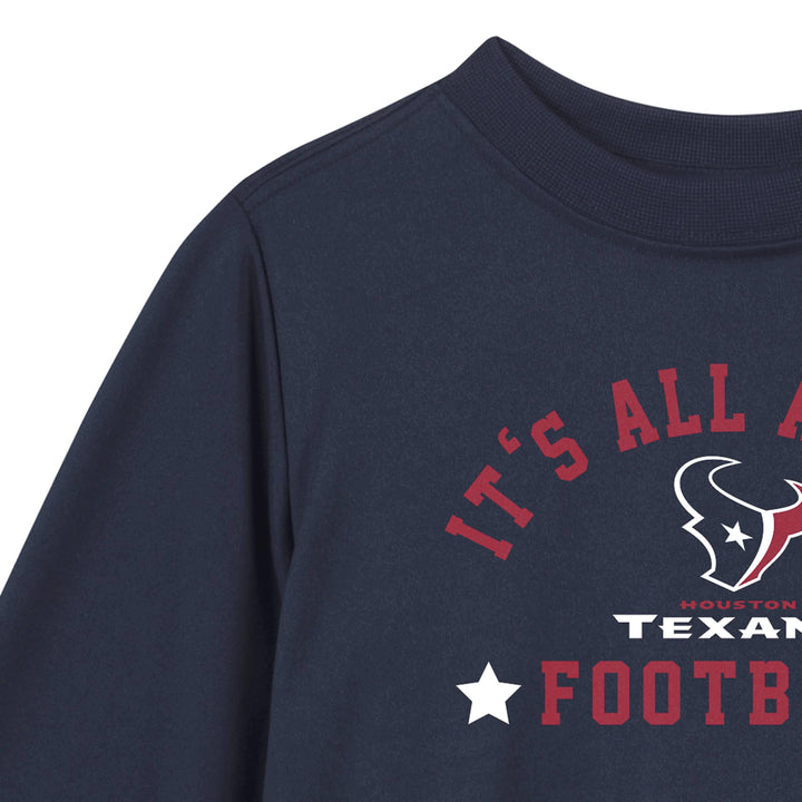 Houston Texans Baby & Toddler Boys Long Sleeve Tee Shirt-Gerber Childrenswear