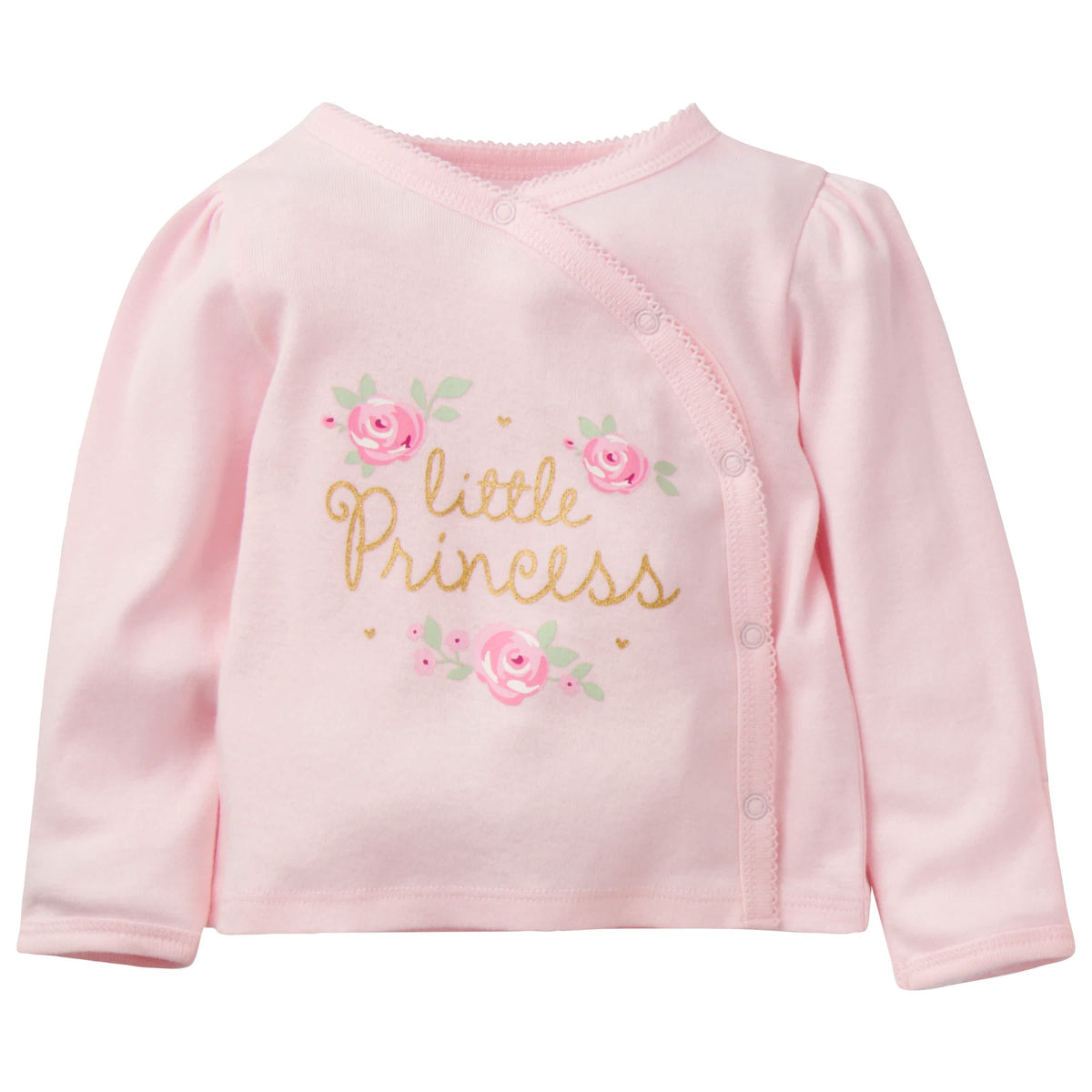 3-Piece Baby Girls Floral Take-Me-Home Set