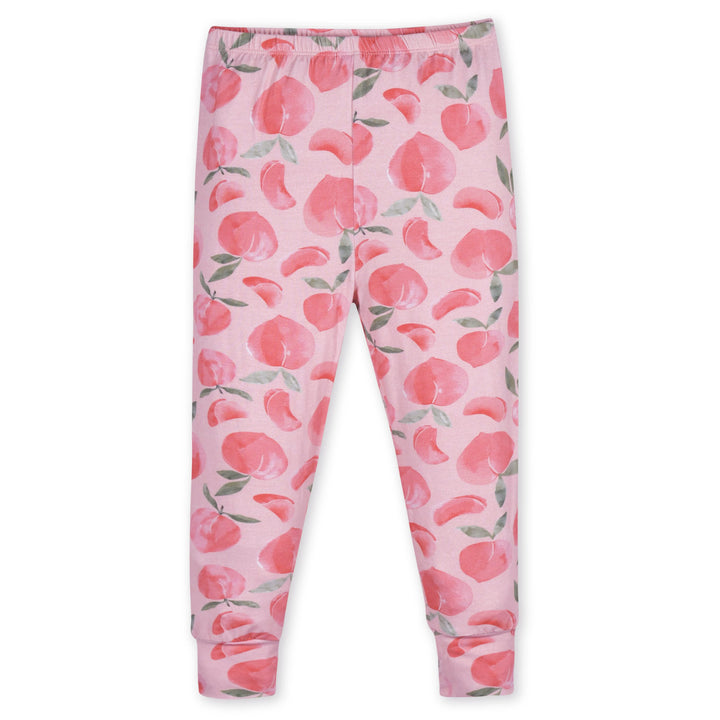 2-Piece Infant & Toddler Girls Just Peachy Buttery-Soft Viscose Made from Eucalyptus Snug Fit Pajamas