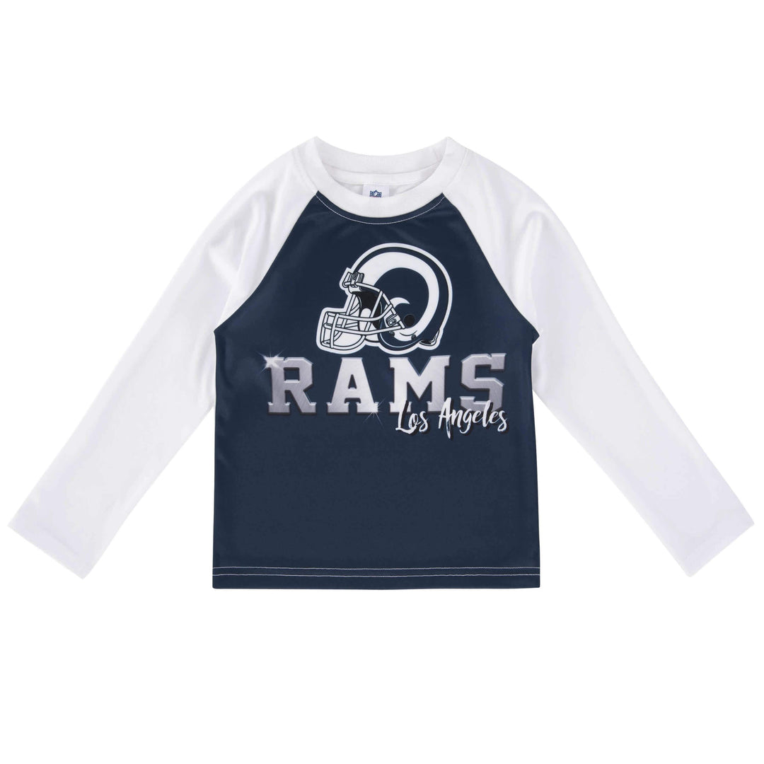 Los Angeles Rams Long Sleeve Tee Shirts-Gerber Childrenswear