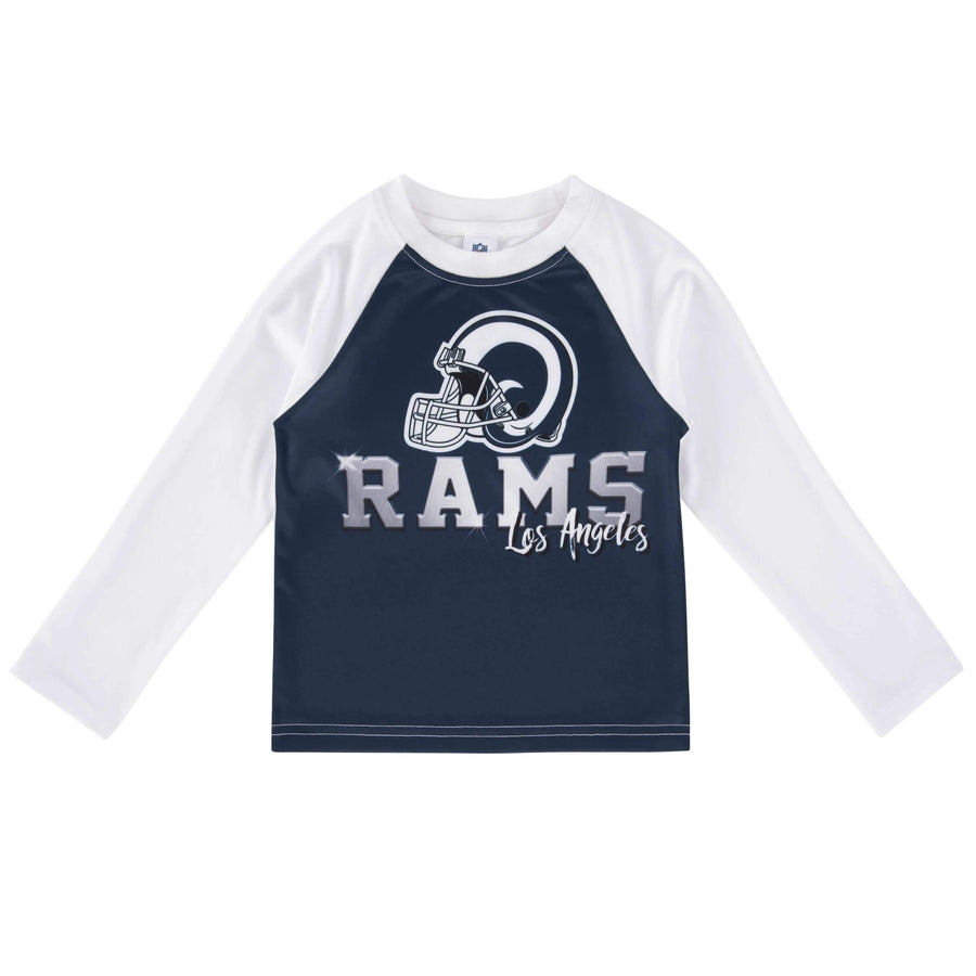 Los Angeles Rams Long Sleeve Tee Shirts-Gerber Childrenswear