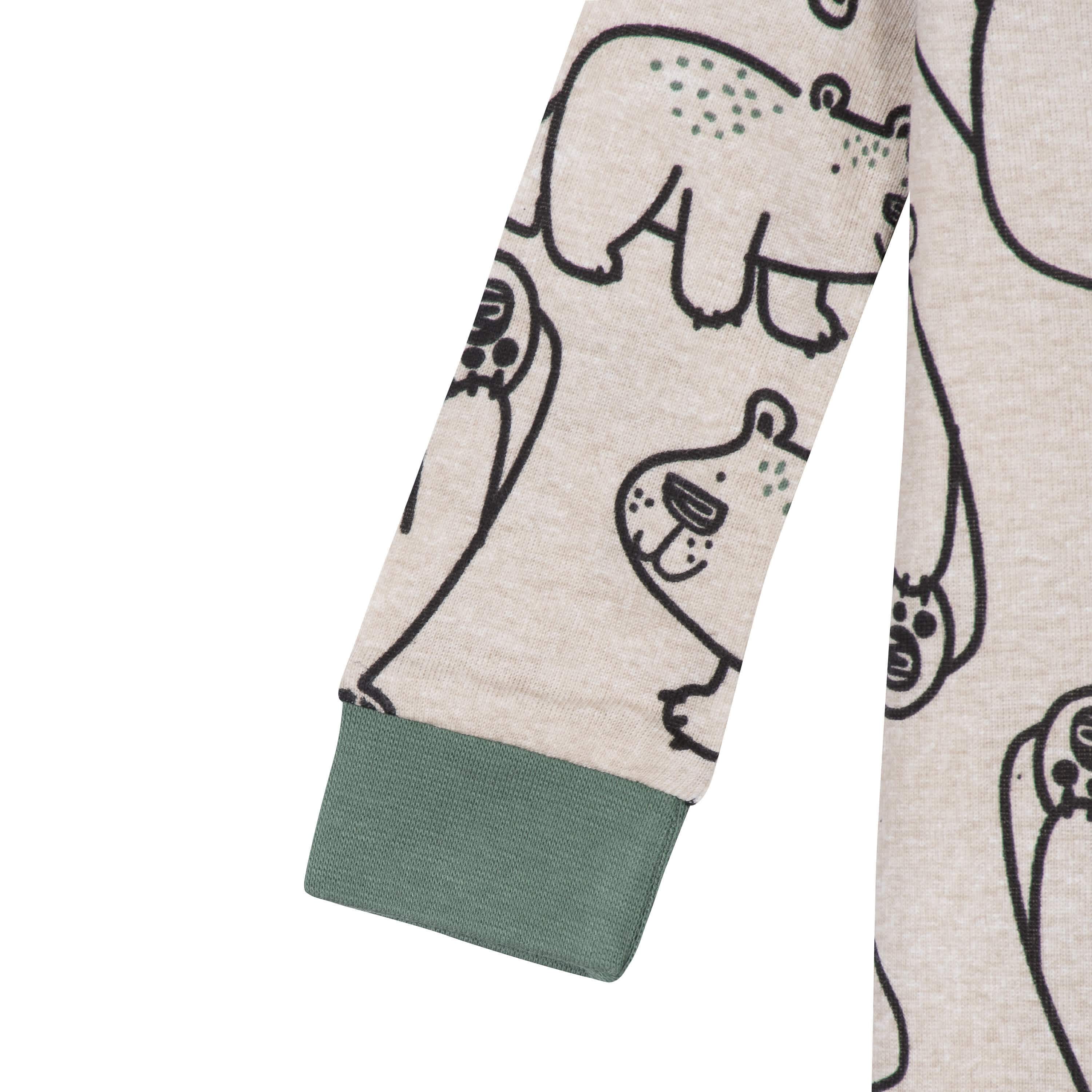 4-Pack Baby & Toddler Boys Bears & Construction Trucks Snug Fit Footed Cotton Pajamas-Gerber Childrenswear