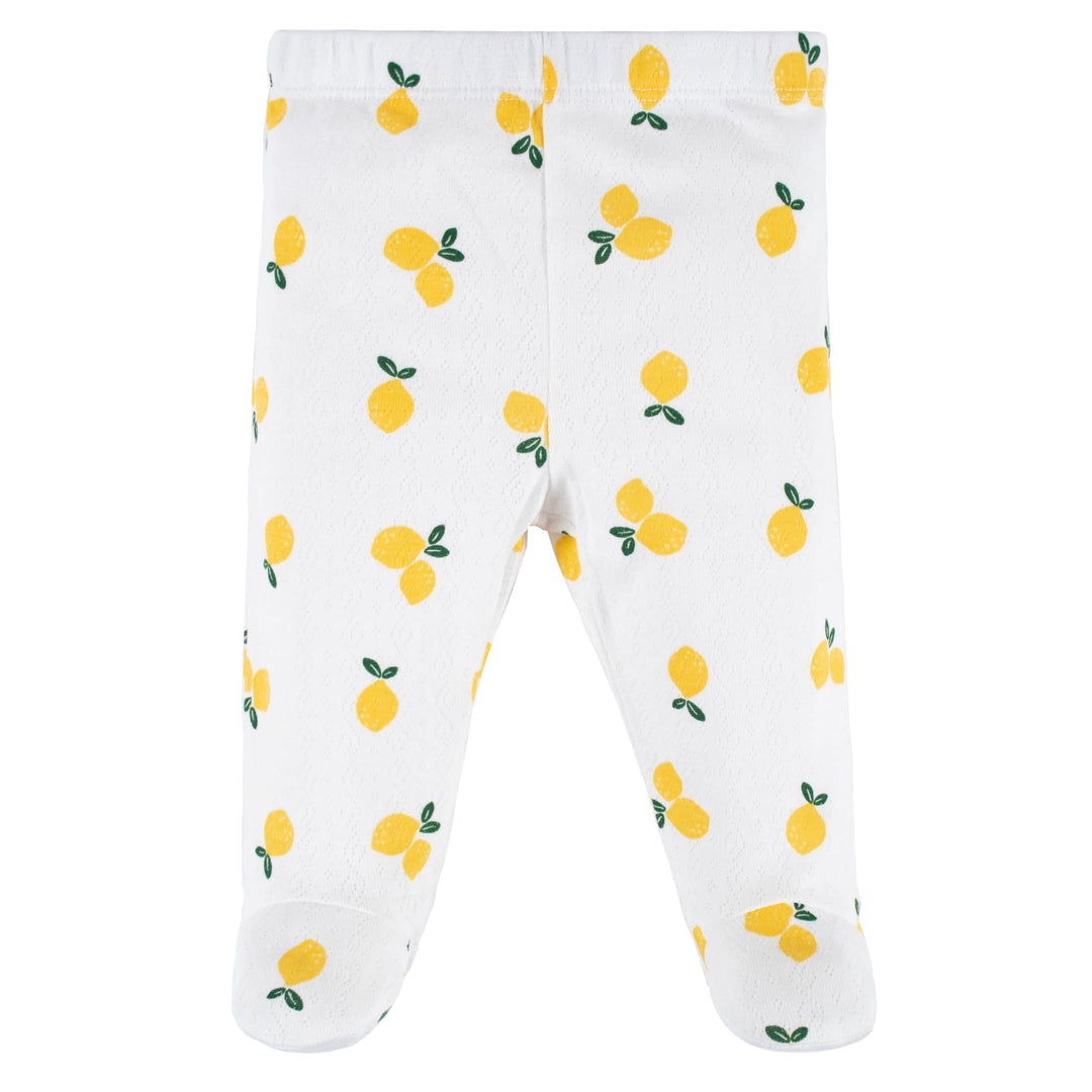3-Piece Baby Girls Lemon Squeeze Take Me Home Set-Gerber Childrenswear