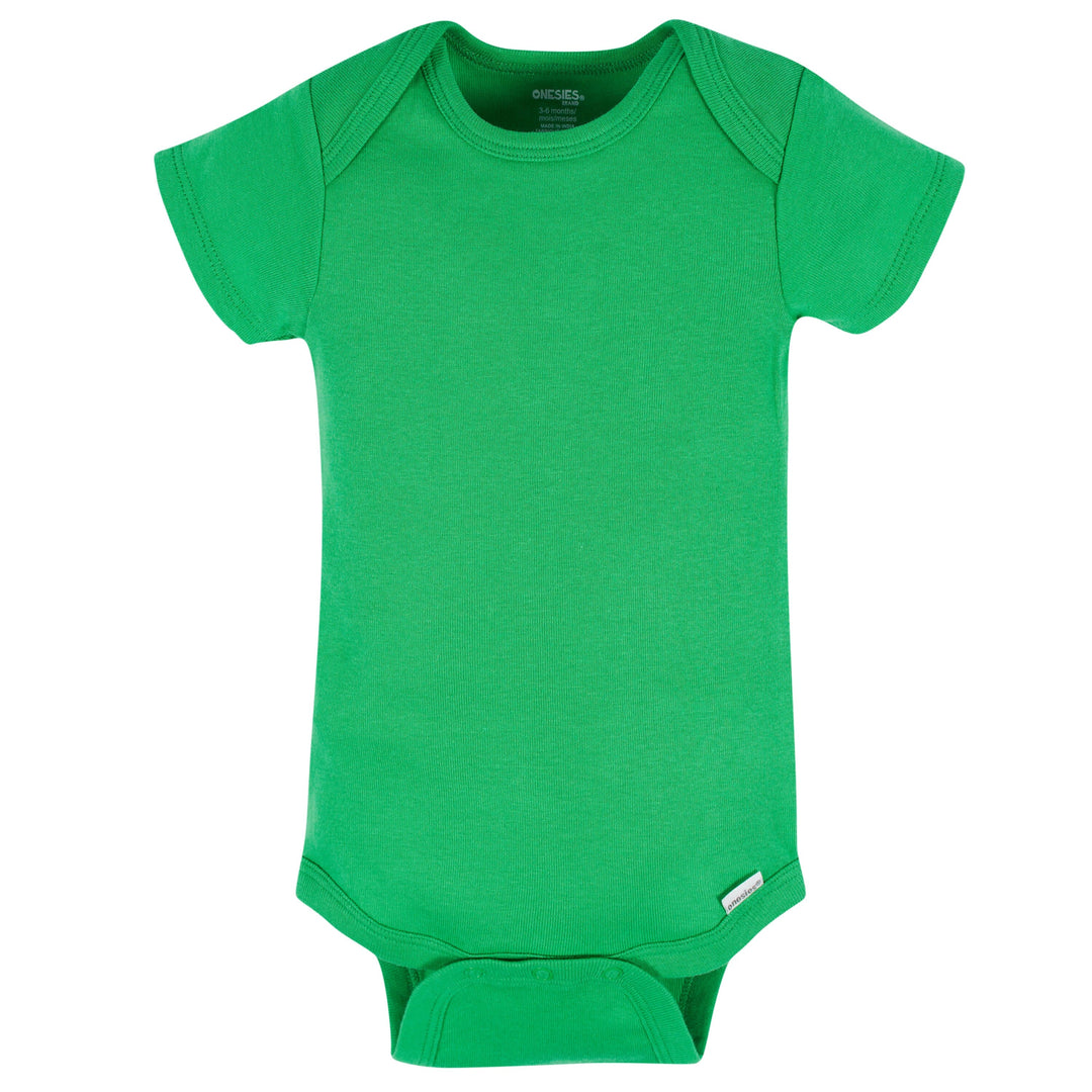 8-Pack Baby Neutral Classic Rainbow Short Sleeve Onesies® Bodysuits