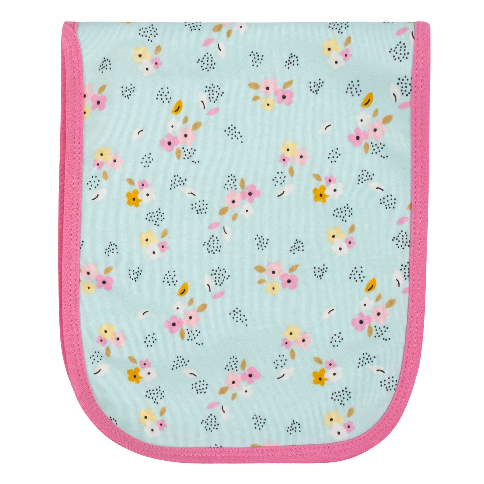 4-Pack Baby Girls Fox Terry Burpcloths