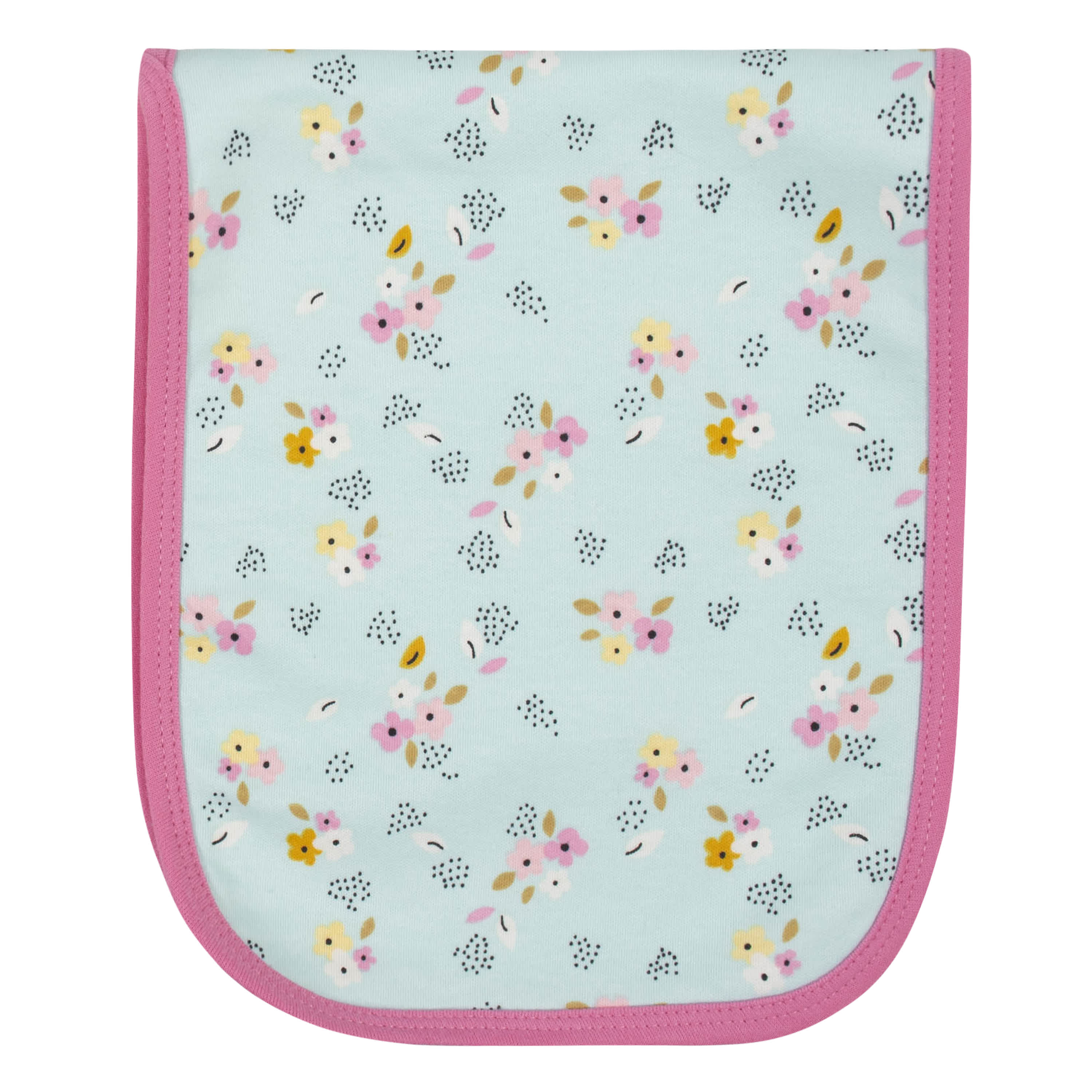 4-Pack Baby Girls Fox Terry Burpcloths
