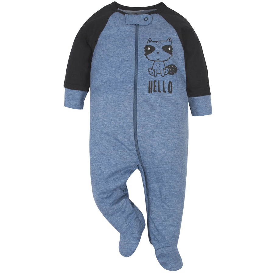 Baby Boys Raccoon Sleep 'N Play-Gerber Childrenswear