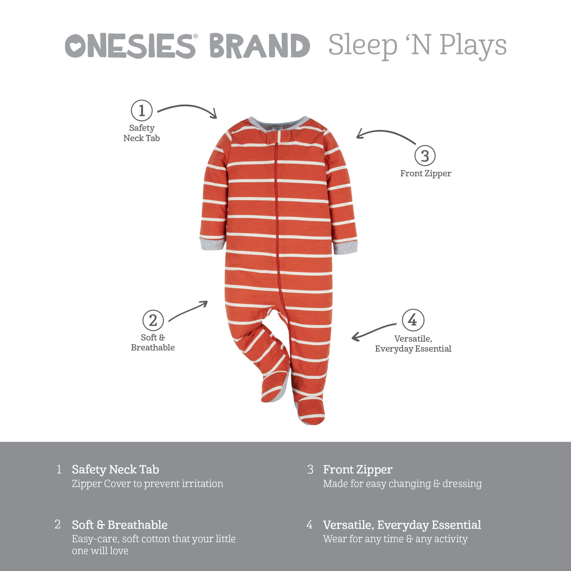 4-Pack Baby Boys Unbearably Cute Sleep 'N Plays